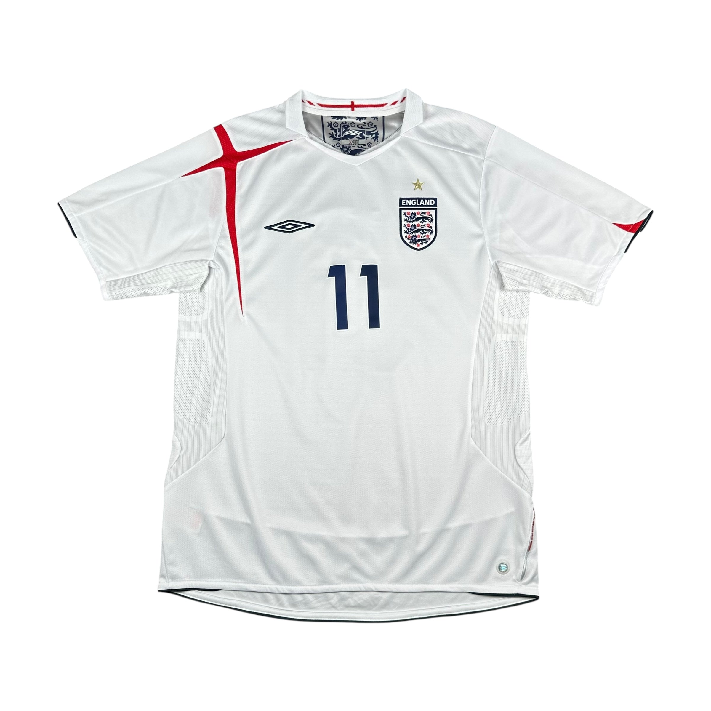 England 2006 Home Shirt (L) J.Cole #11