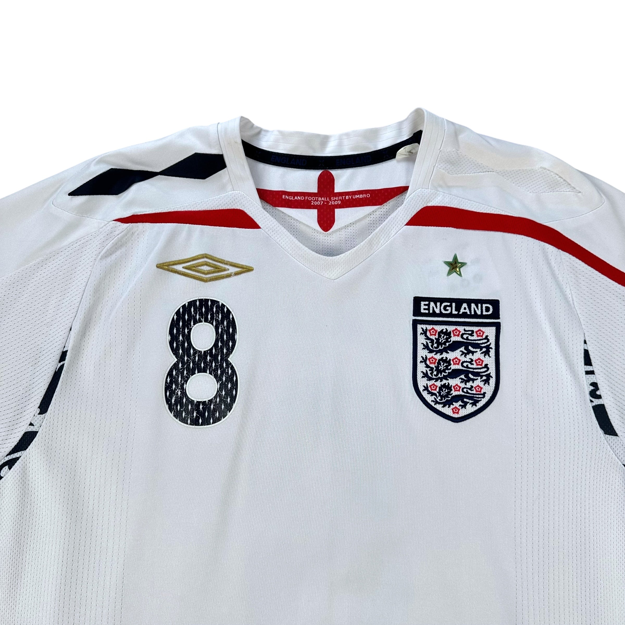 England 2008 Home Shirt (L) Lampard #8