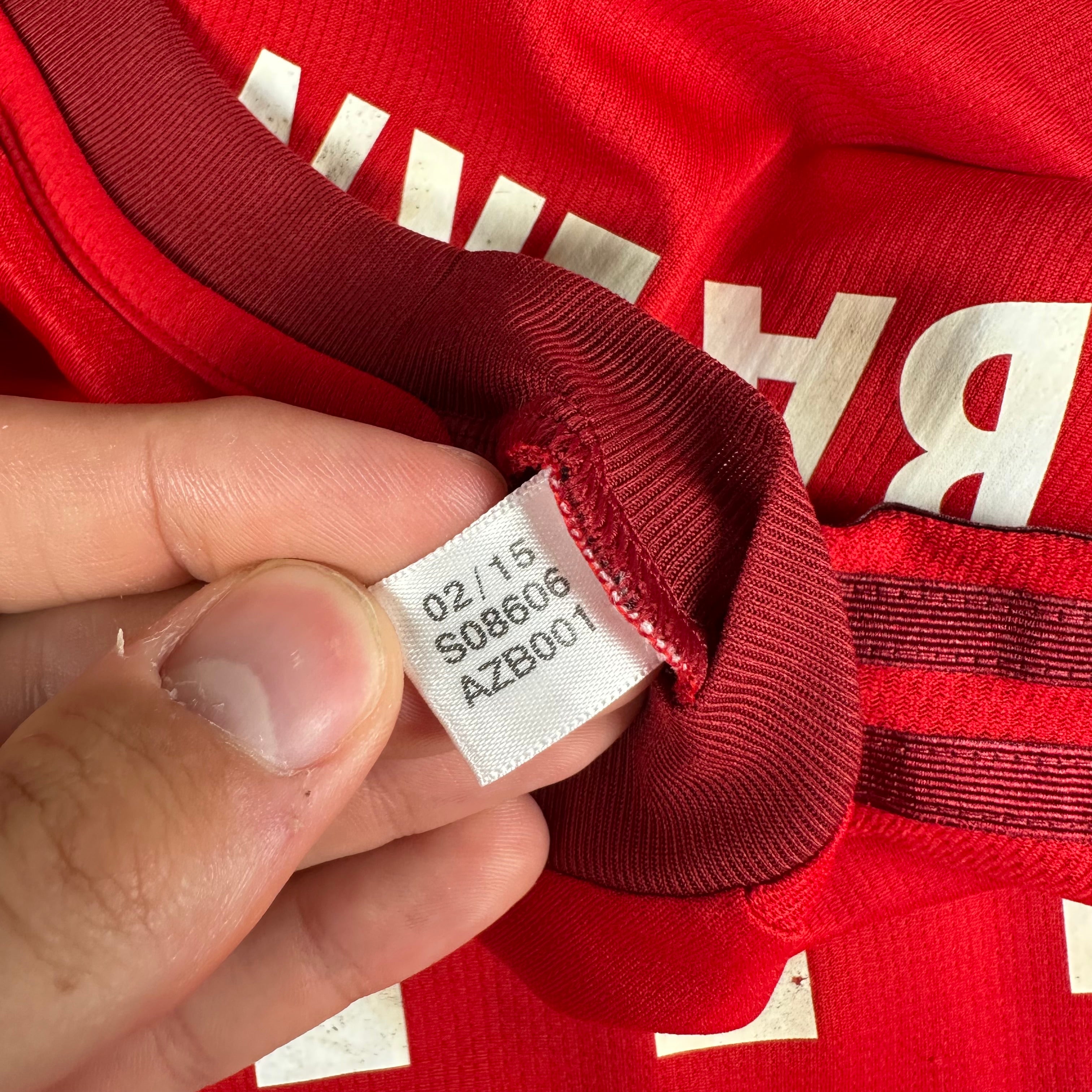 Bayern Munich 2015-16 Player-Issue/Worn Home Shirt (L) Ribery #7
