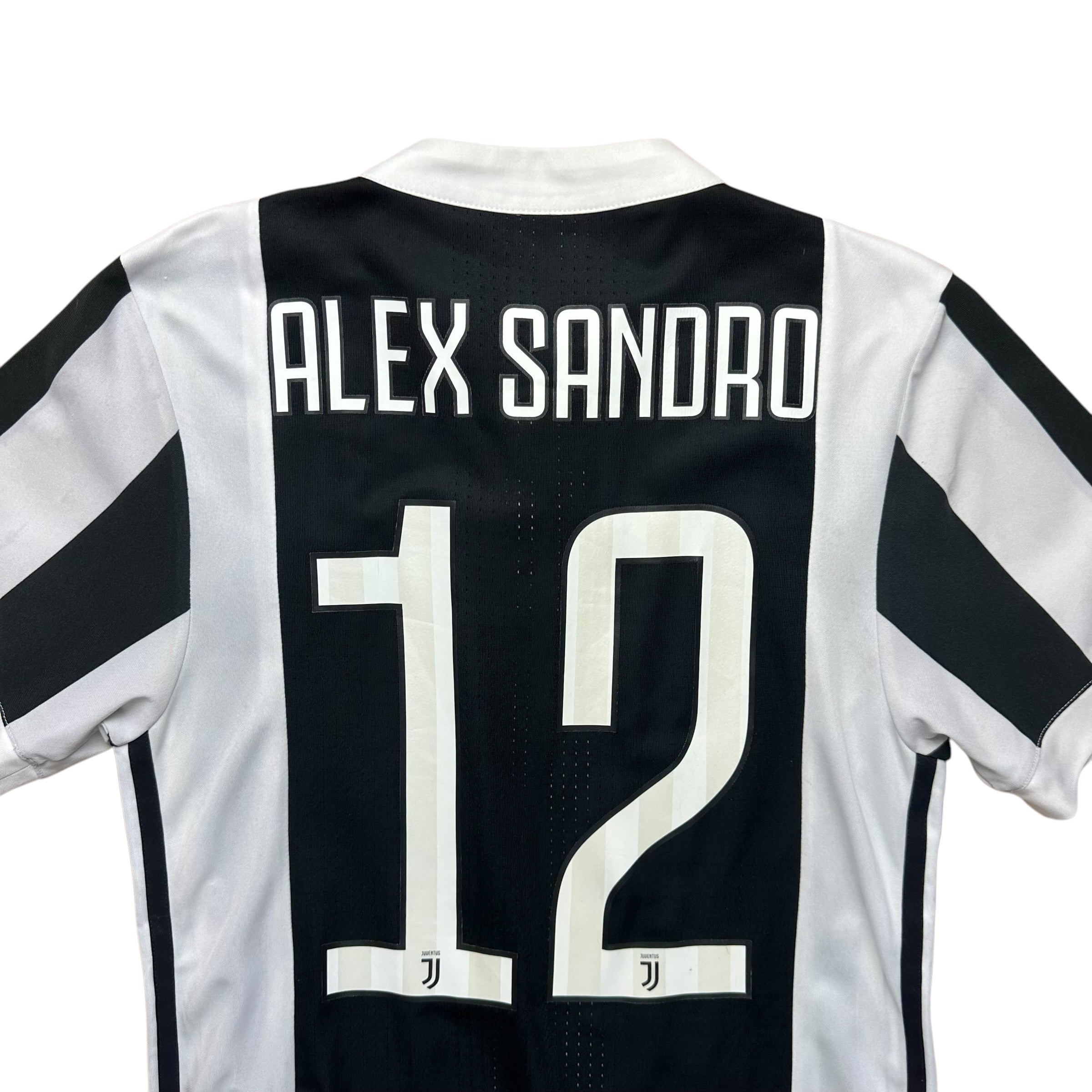 Juventus 2017-18 Authentic Home Shirt (S) Alex Sandro #12