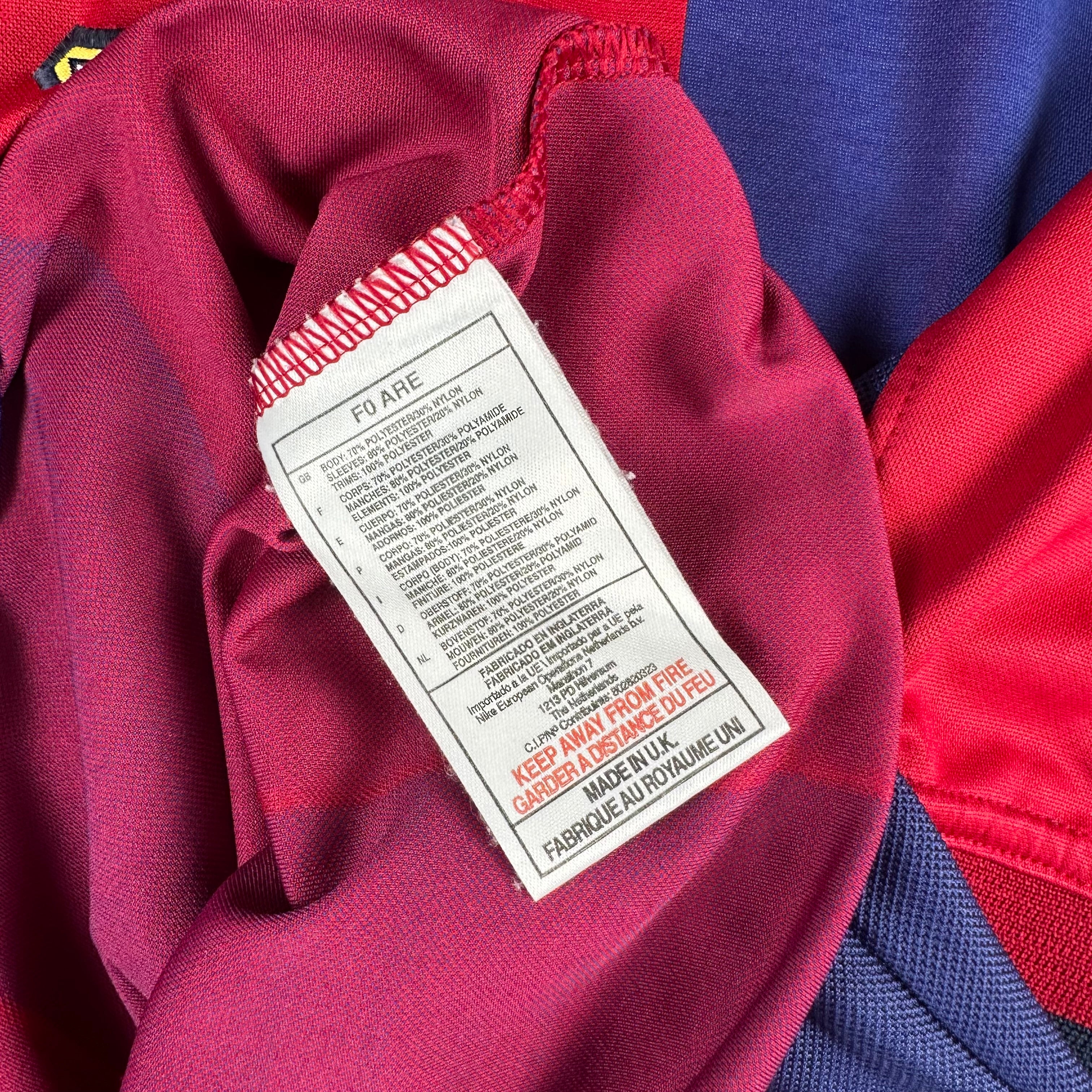 Barcelona 2000-01 Home Shirt (M)