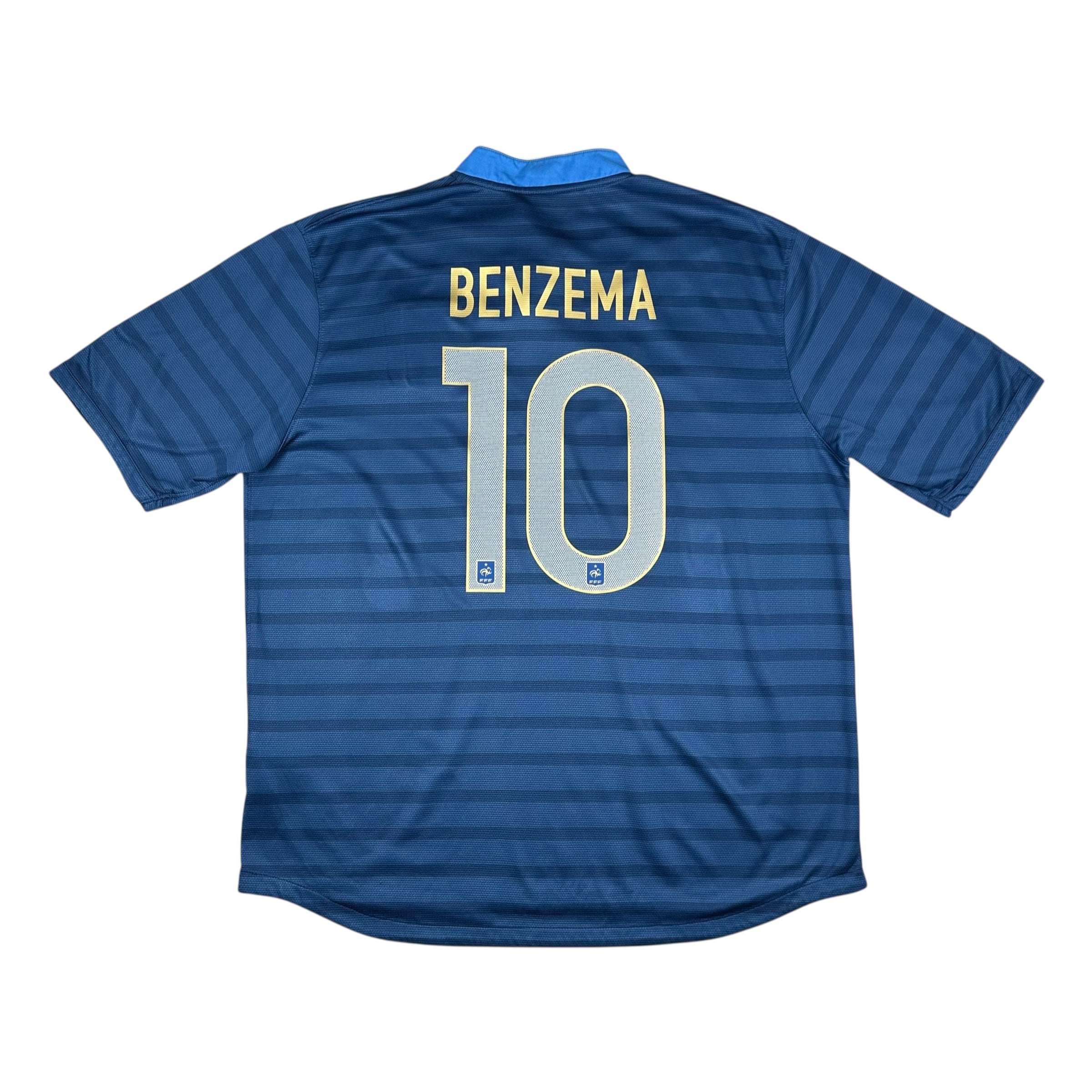 France 2012 Home Shirt (XL) Benzema #10