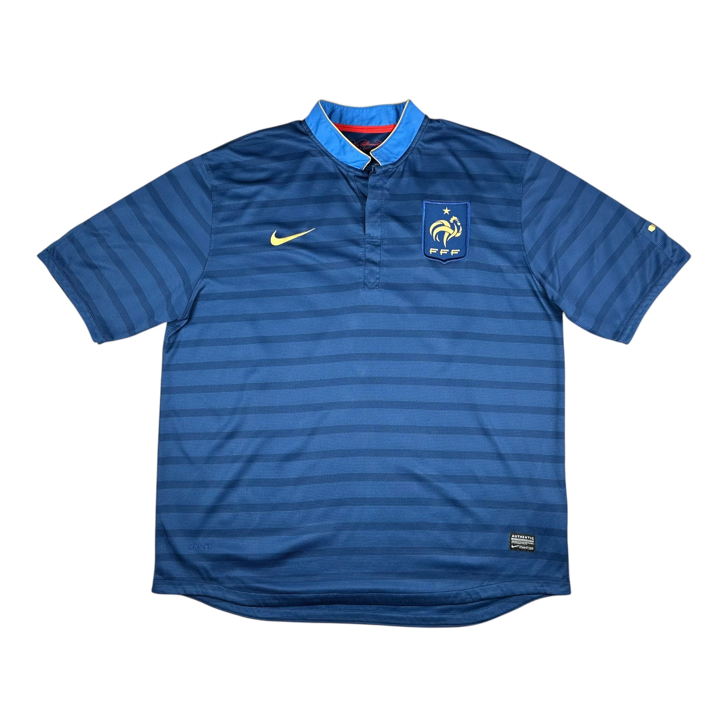 France 2012 Home Shirt (XL) Benzema #10