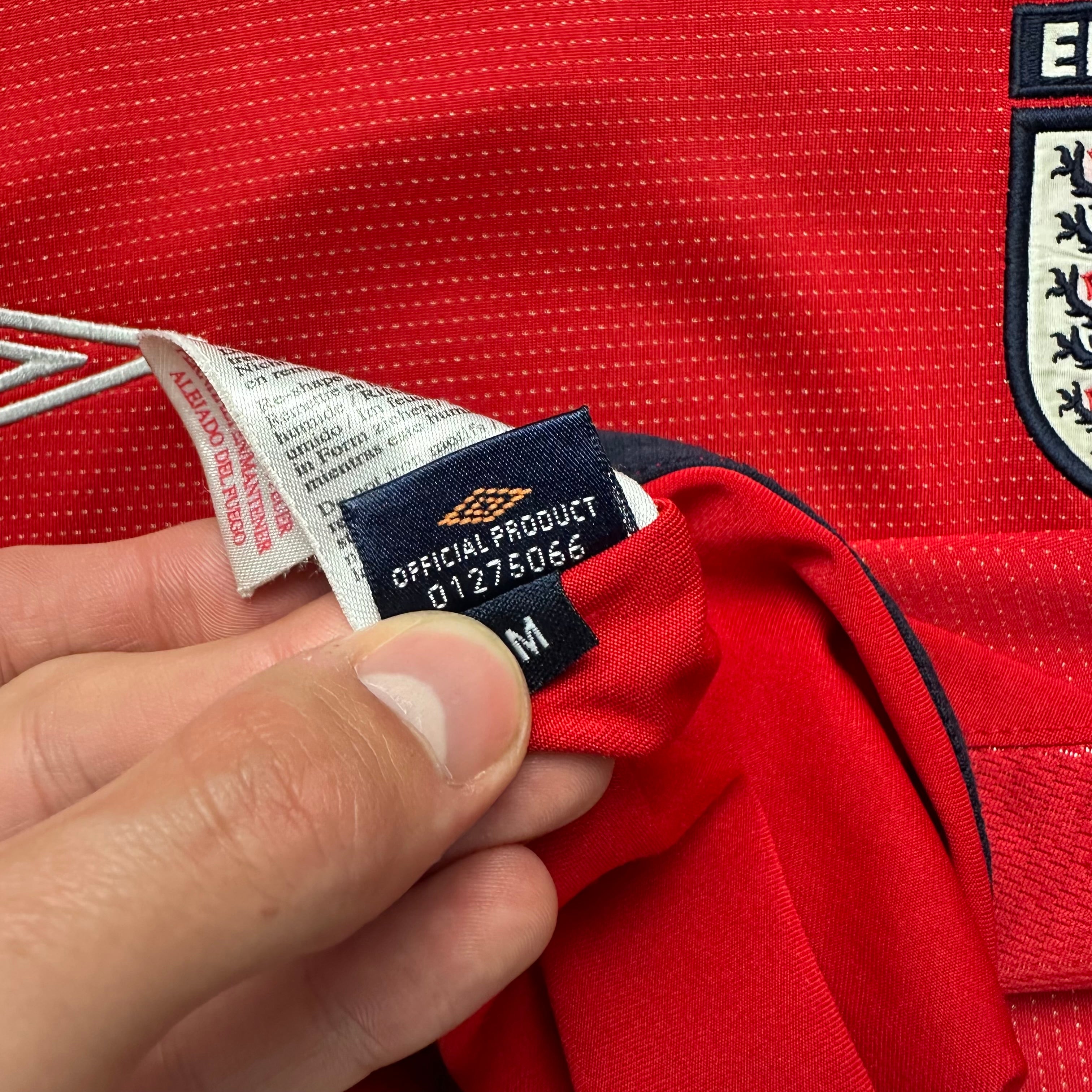 England 2004 Away Shirt (M) Gerrard #4