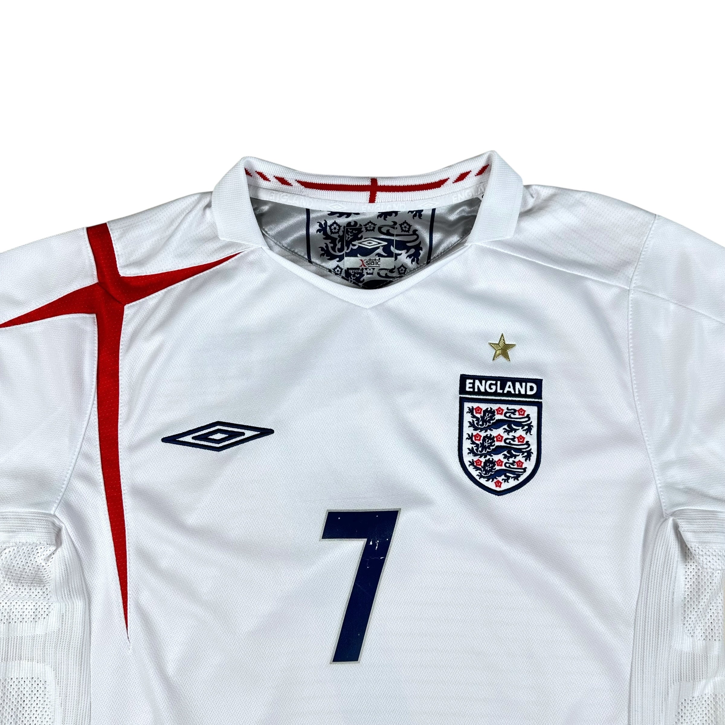 England 2006 Home Shirt (M) Beckham #7