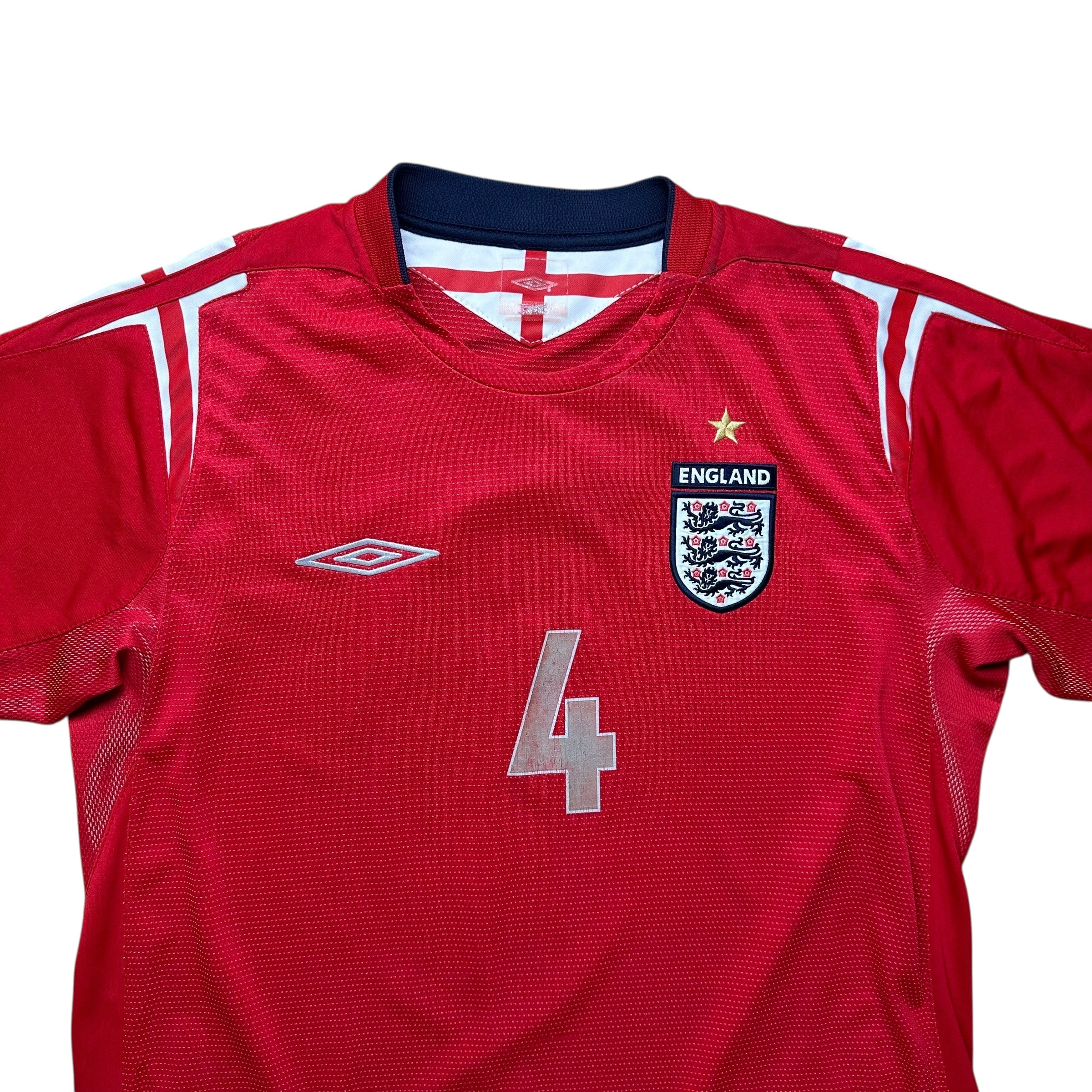 England 2004 Away Shirt (M) Gerrard #4