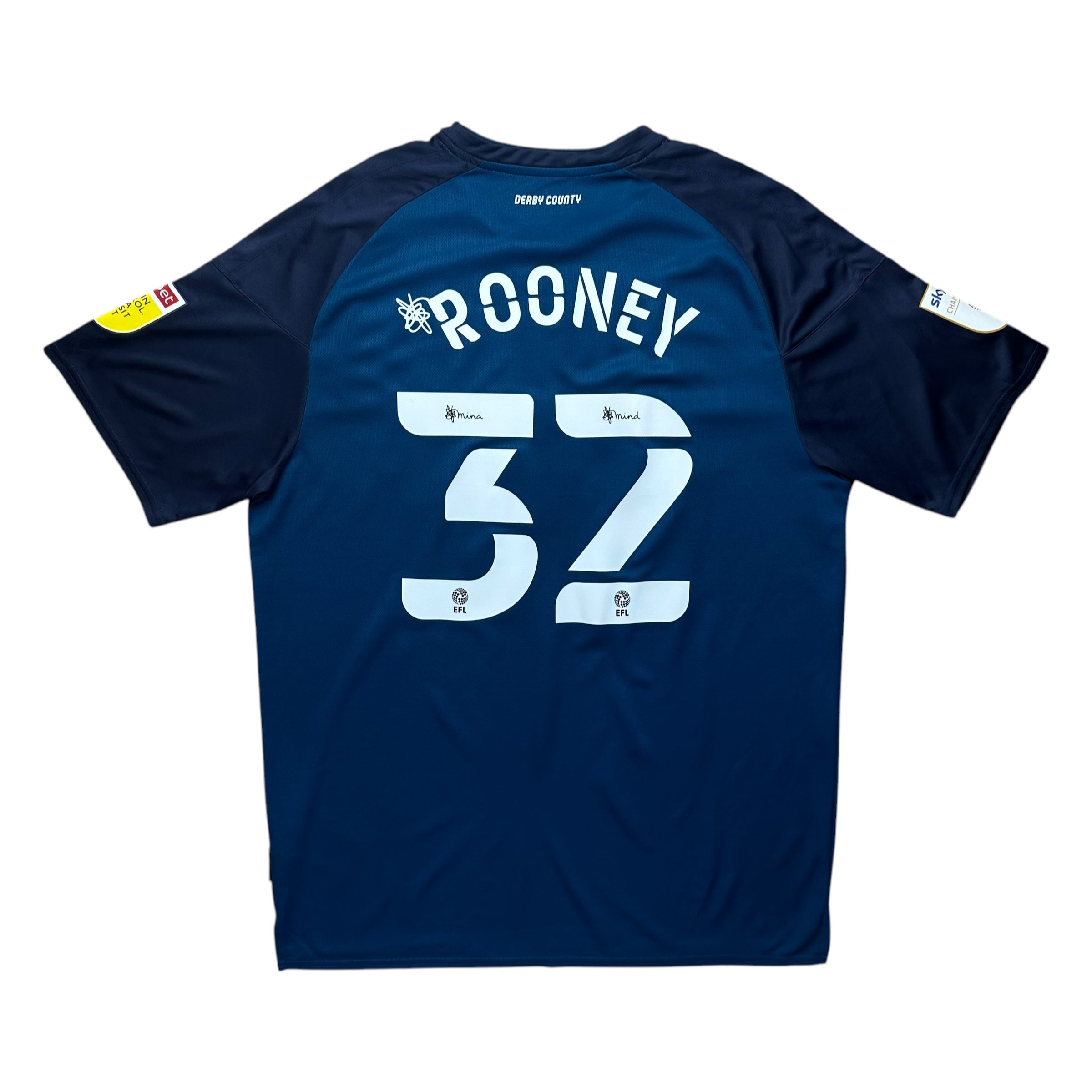 Derby County 2020-21 Away Shirt (XXL) Rooney #32