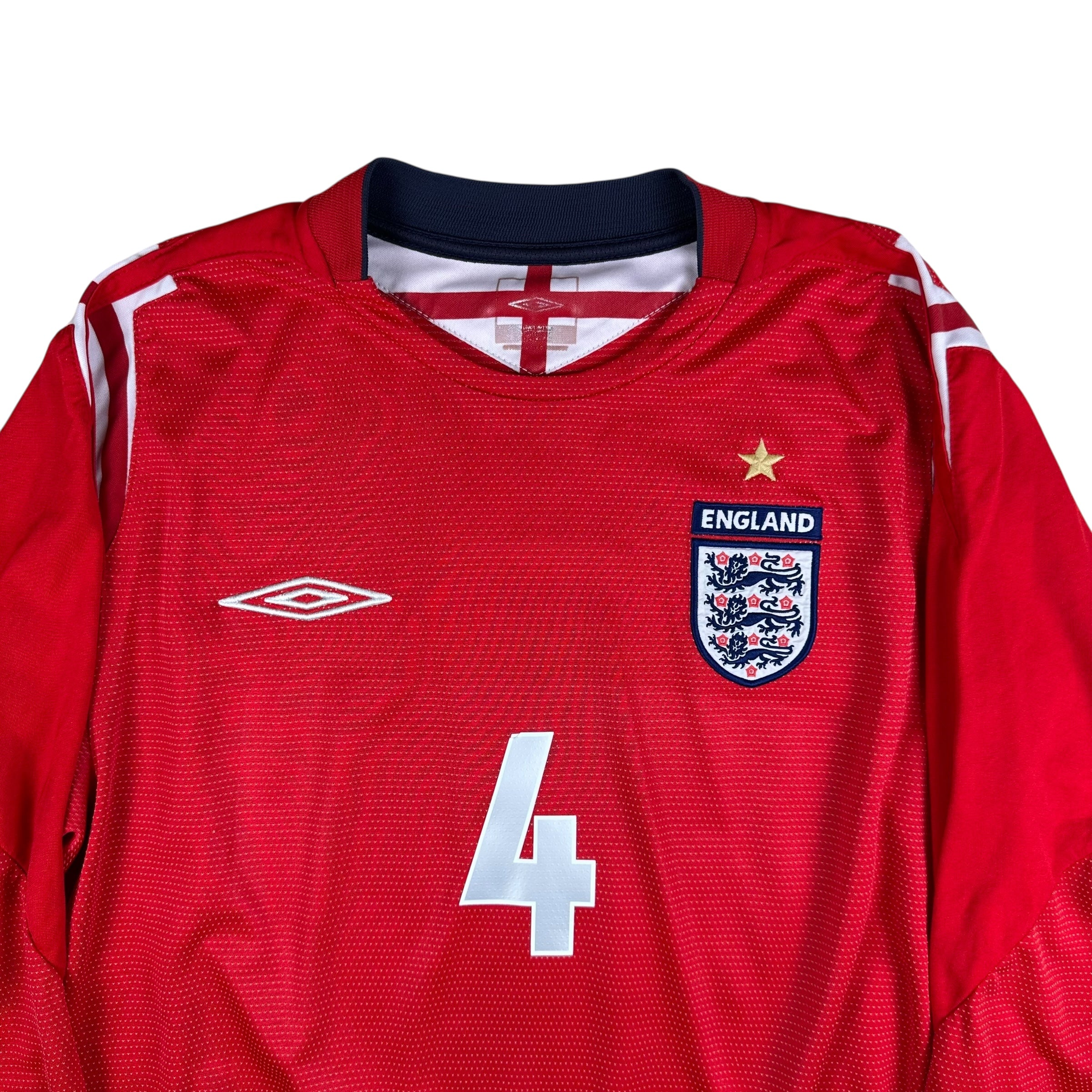 England 2004 Away Shirt (M) Gerrard #4