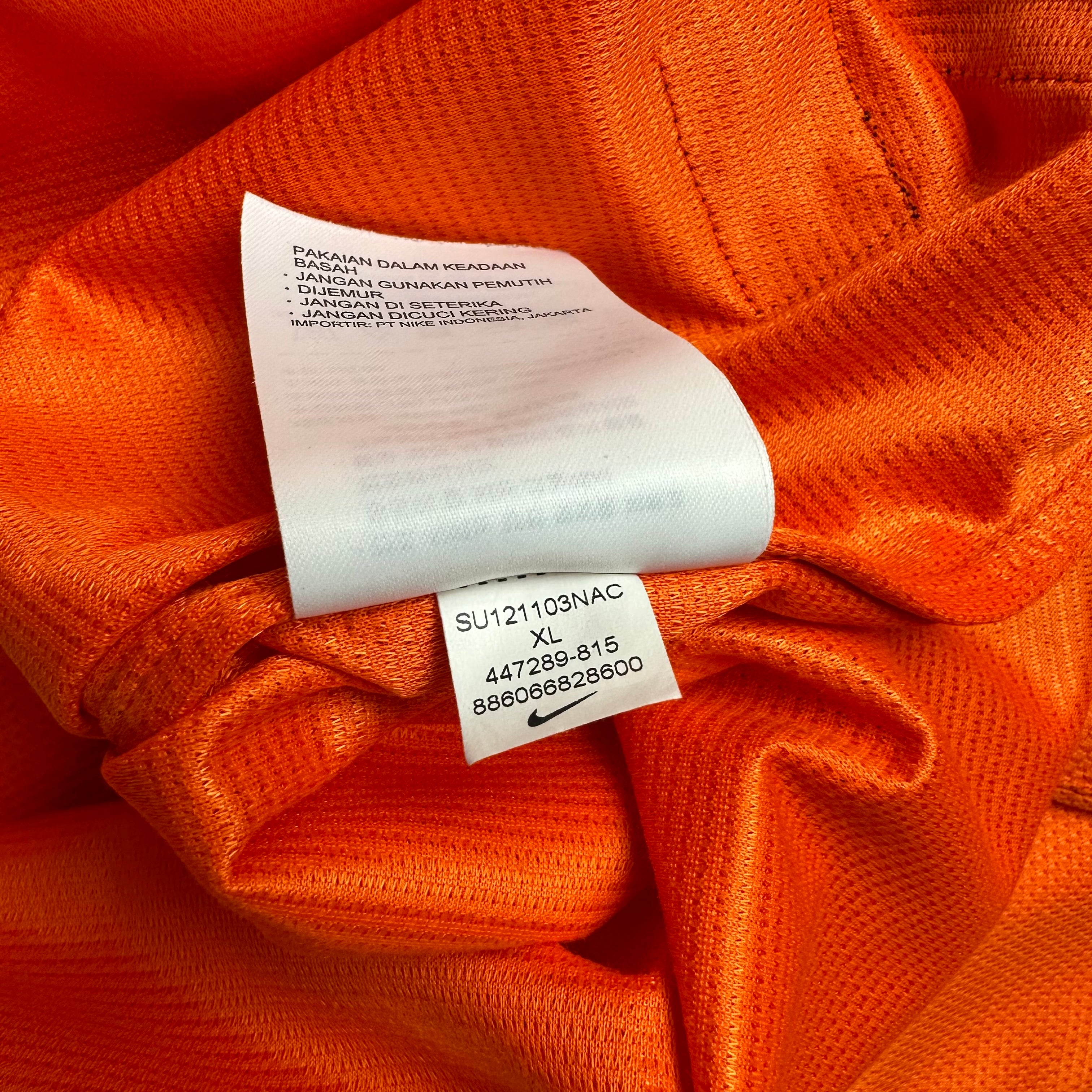 Netherlands 2012 Home Shirt (XL) Sneijder #10