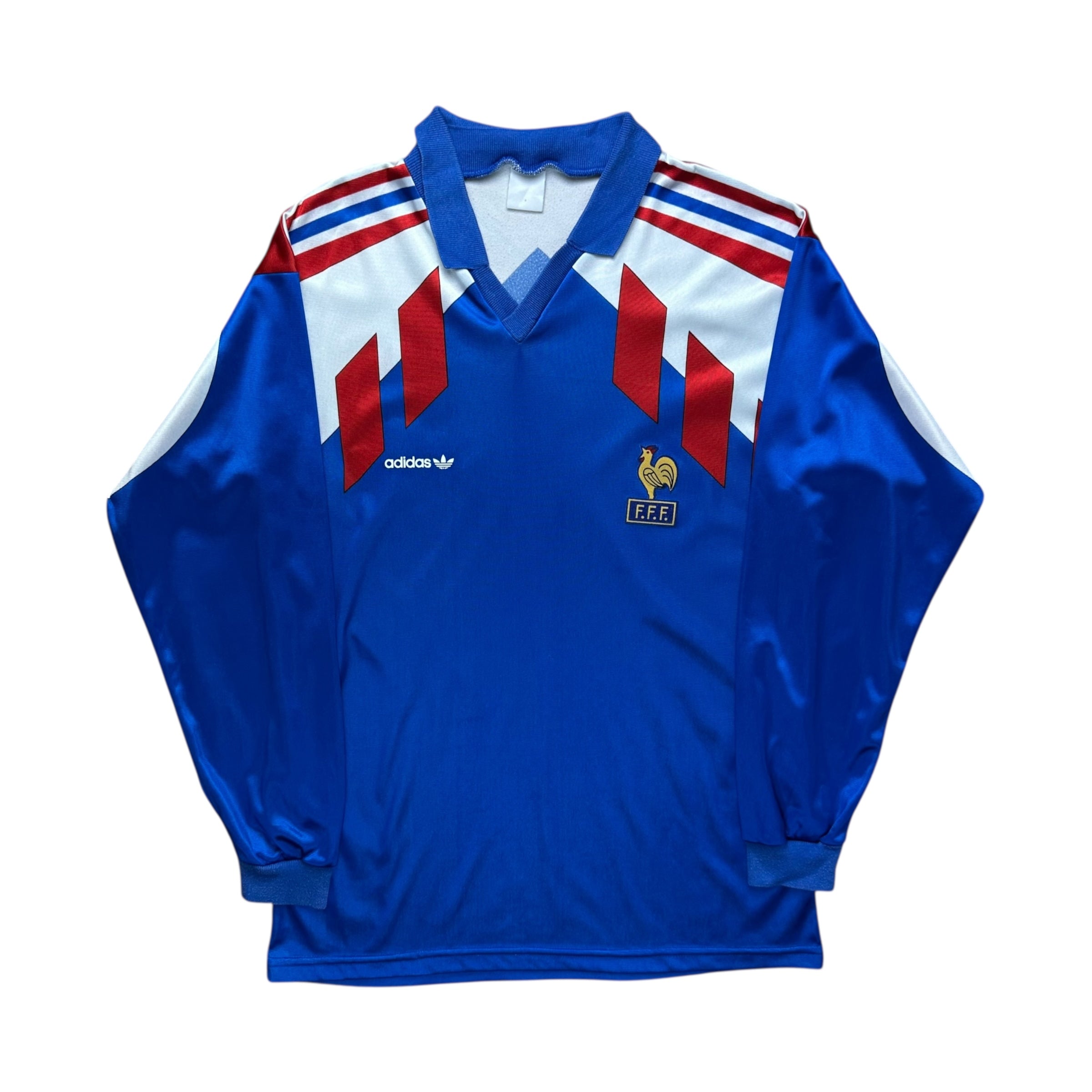 France 1990 L/S Home Shirt (M)