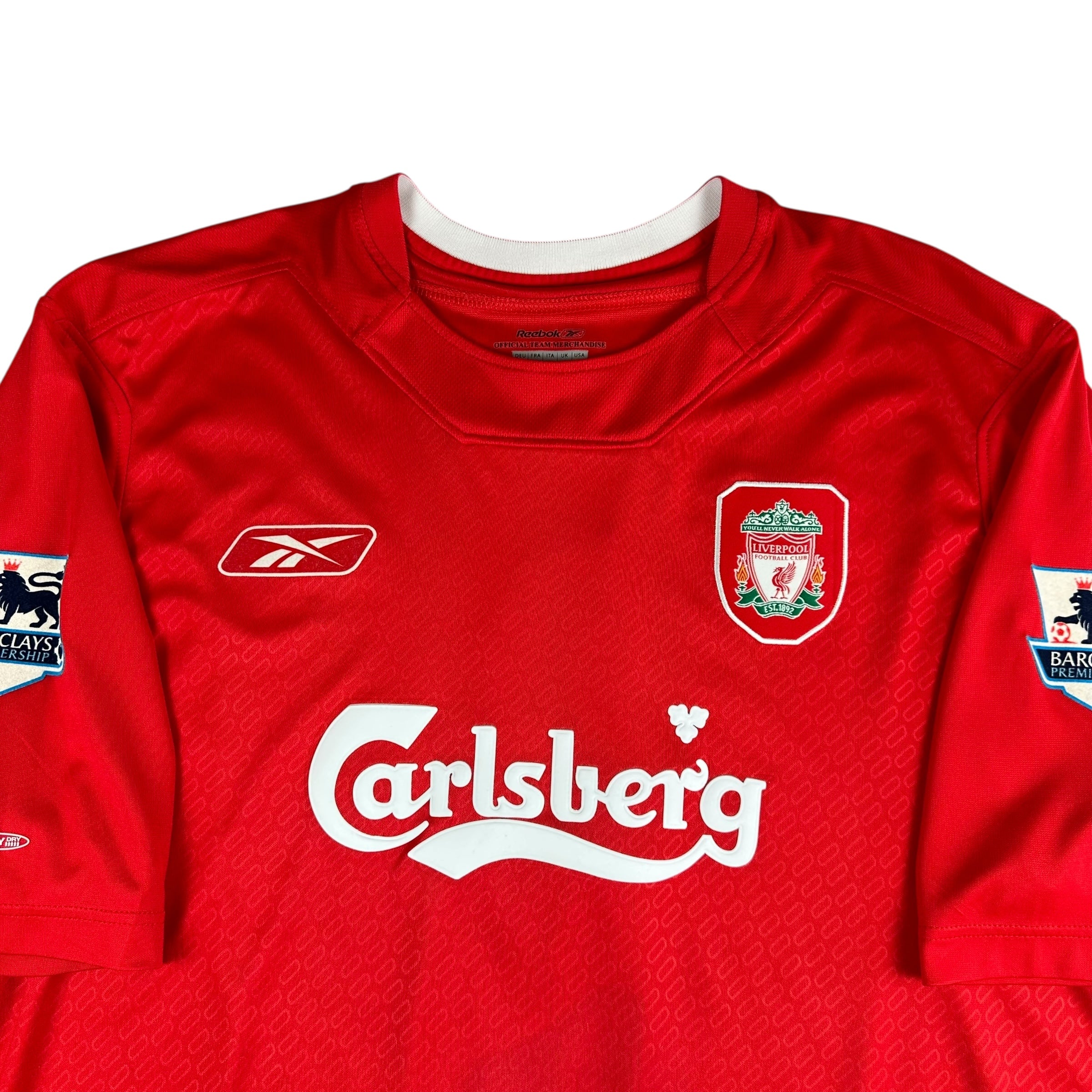 Liverpool 2004-05 European Home Shirt (XL) Gerrard #8