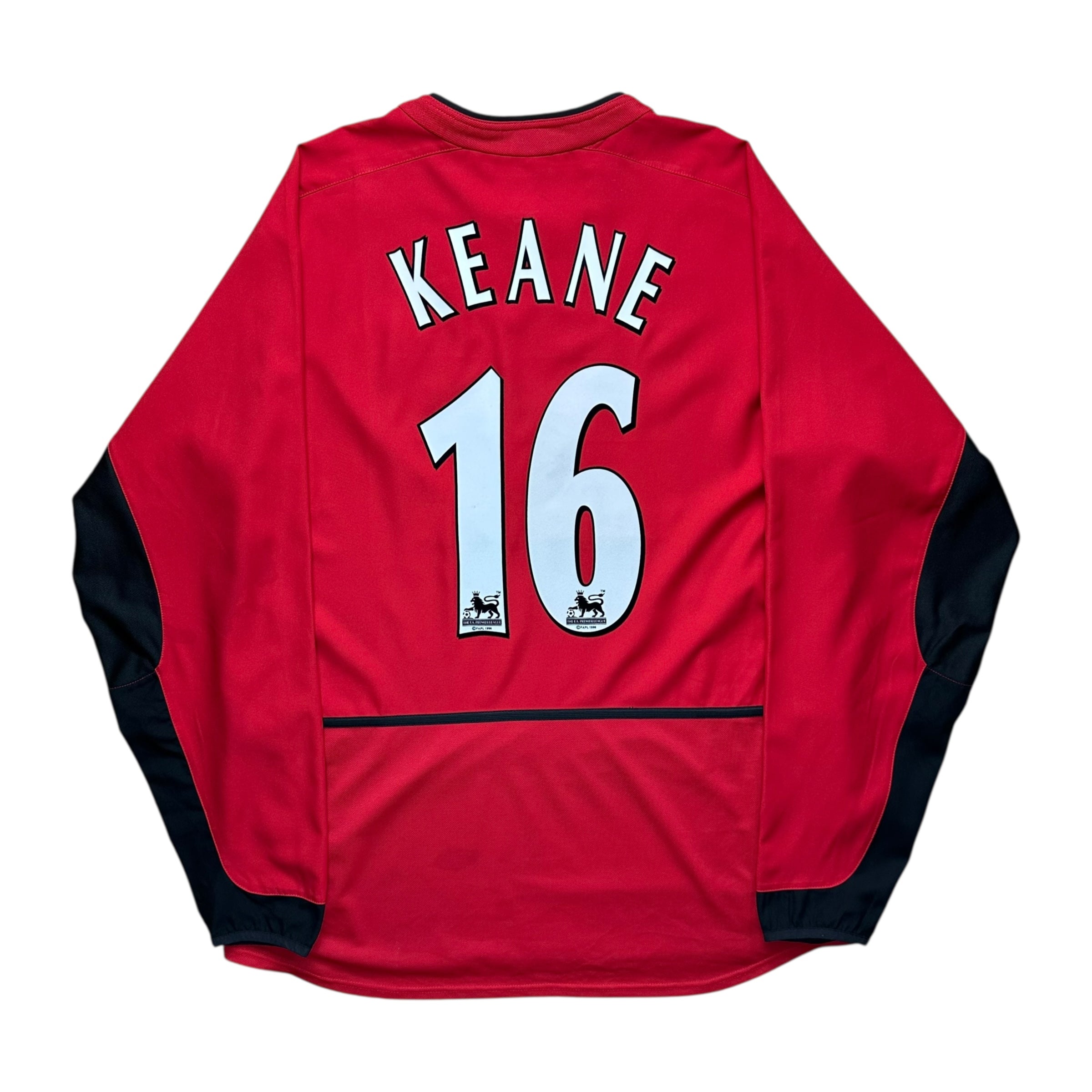 Manchester United 2002-03 Home Shirt (XL) Keane #16