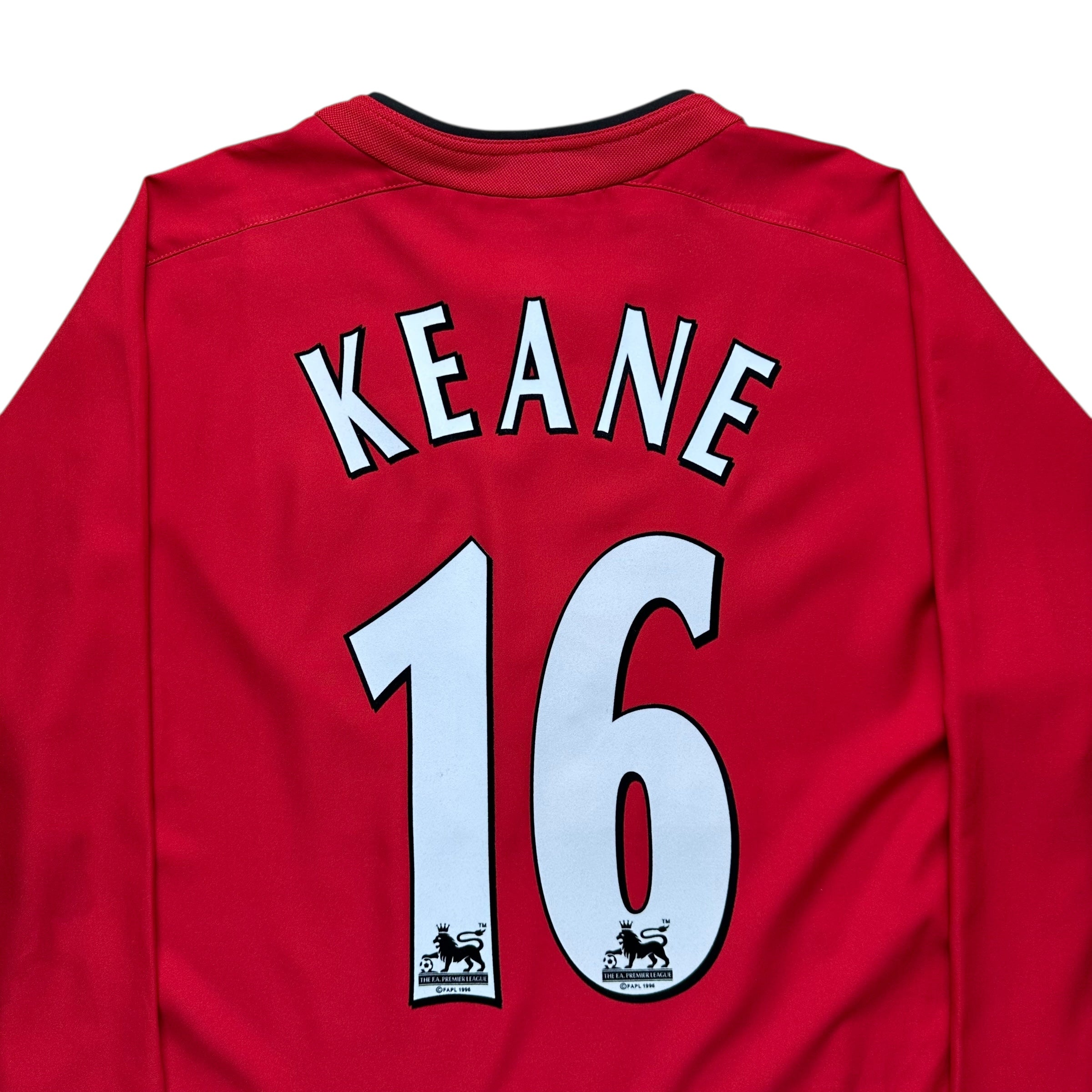 Manchester United 2002-03 Home Shirt (XL) Keane #16