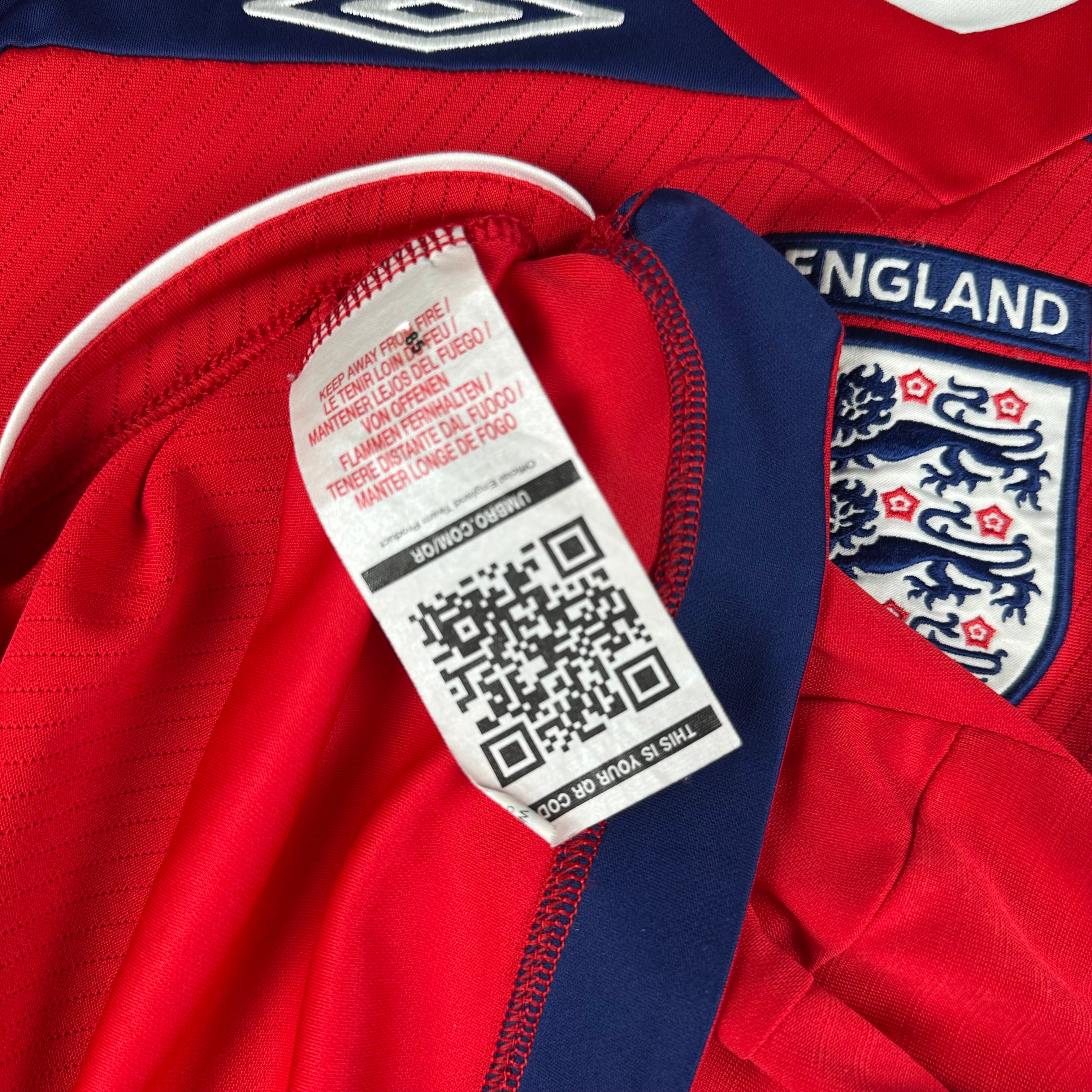 England 2008 Away Shirt (XL) Beckham #7