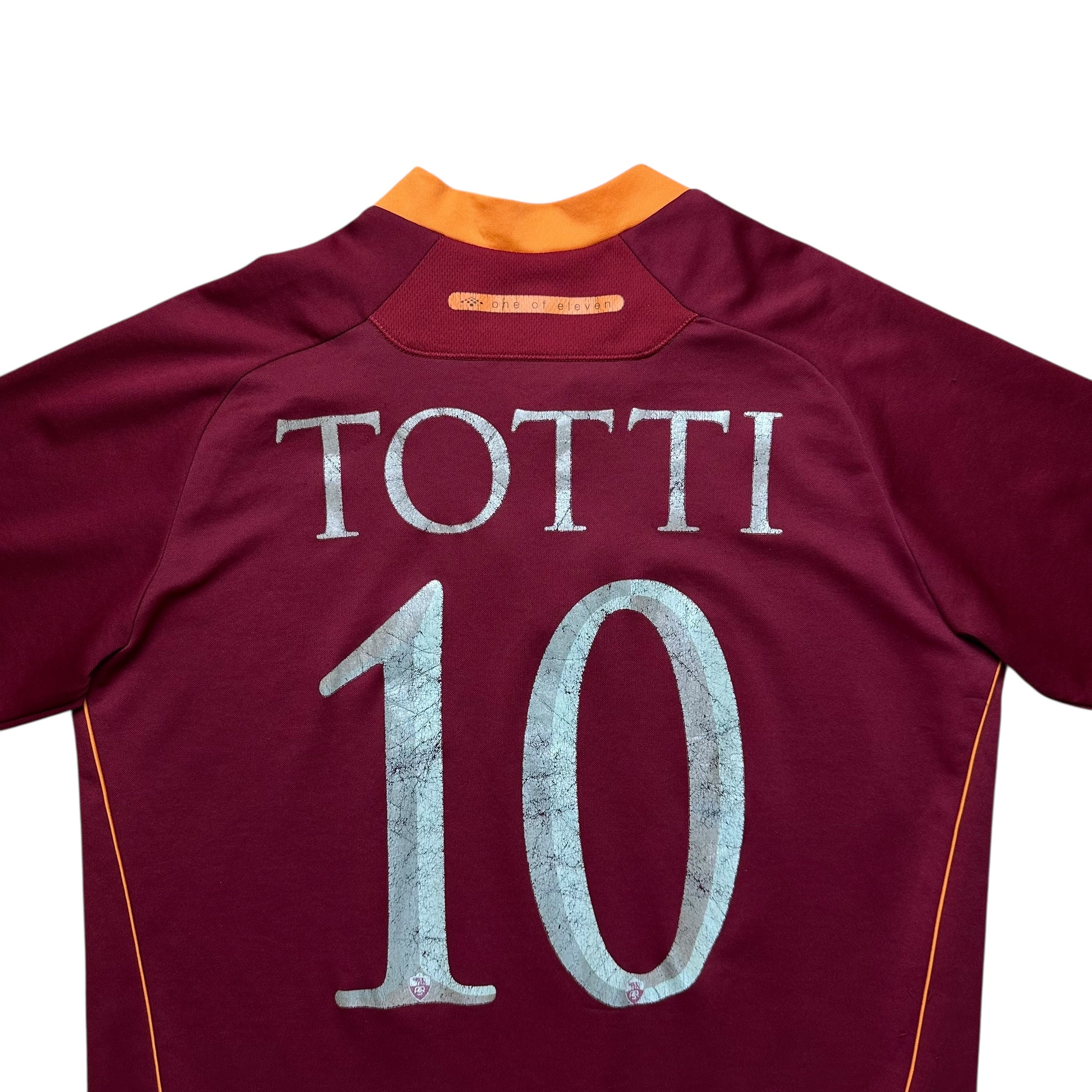AS Roma 2006-07 Home Shirt (M) Totti #10