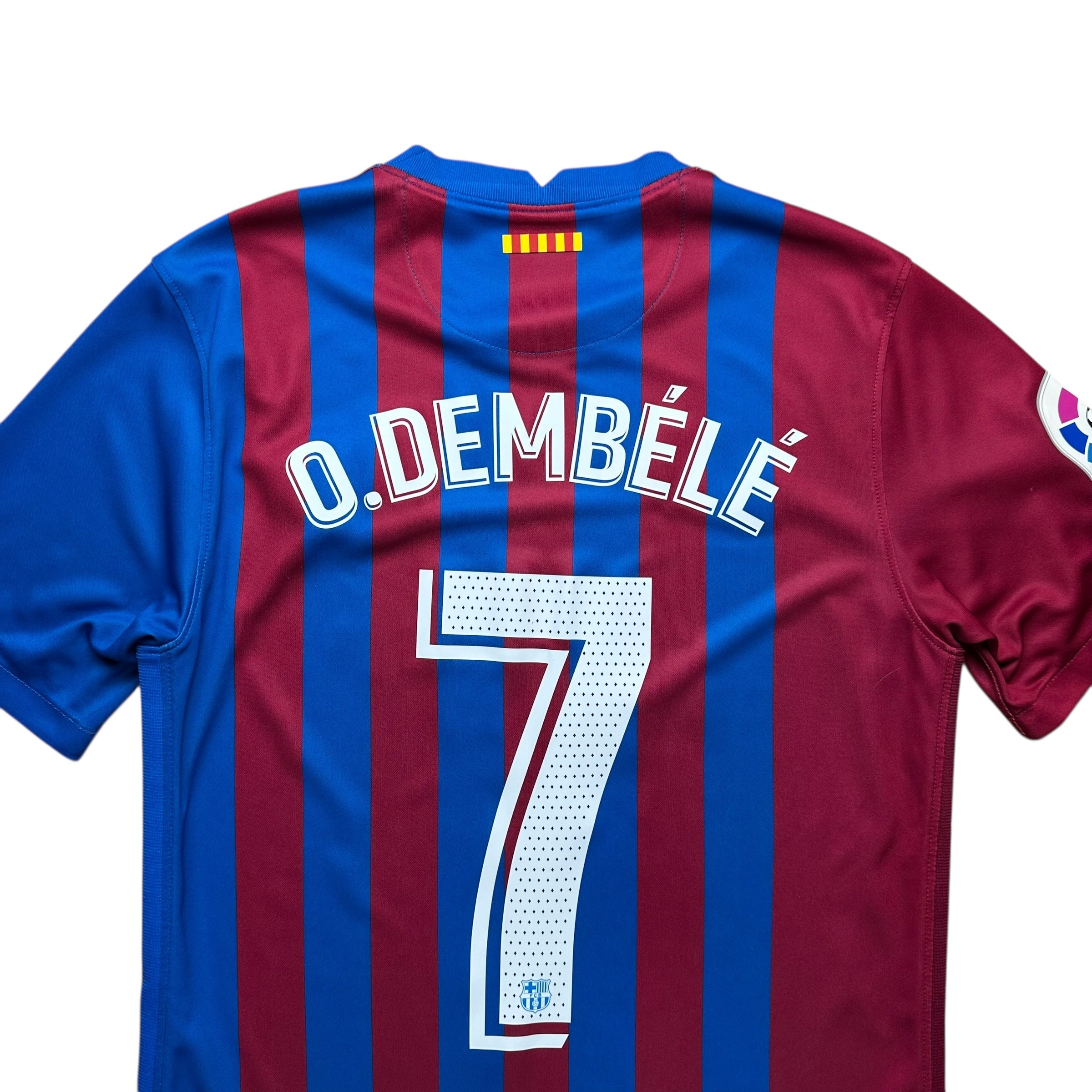 Barcelona 2021-22 Home Shirt (S) O.Dembele #7