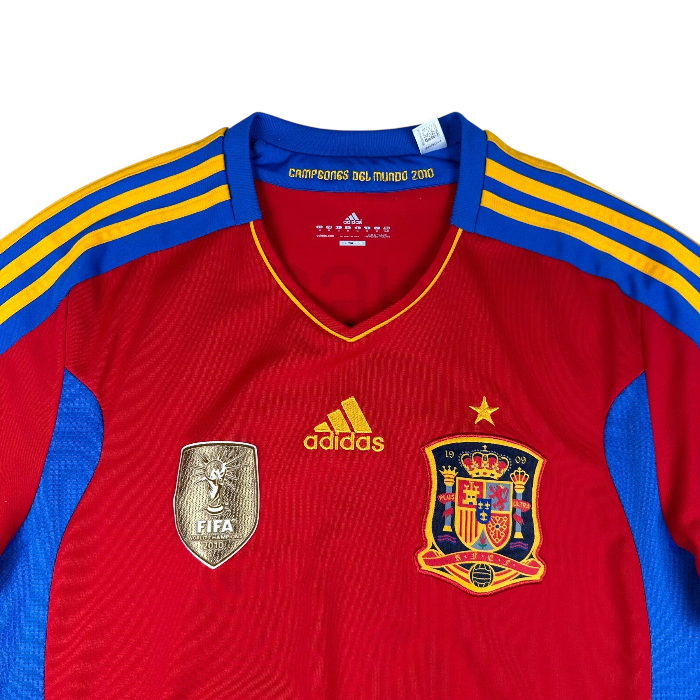 Spain 2011 Home Shirt (M) Iniesta #6