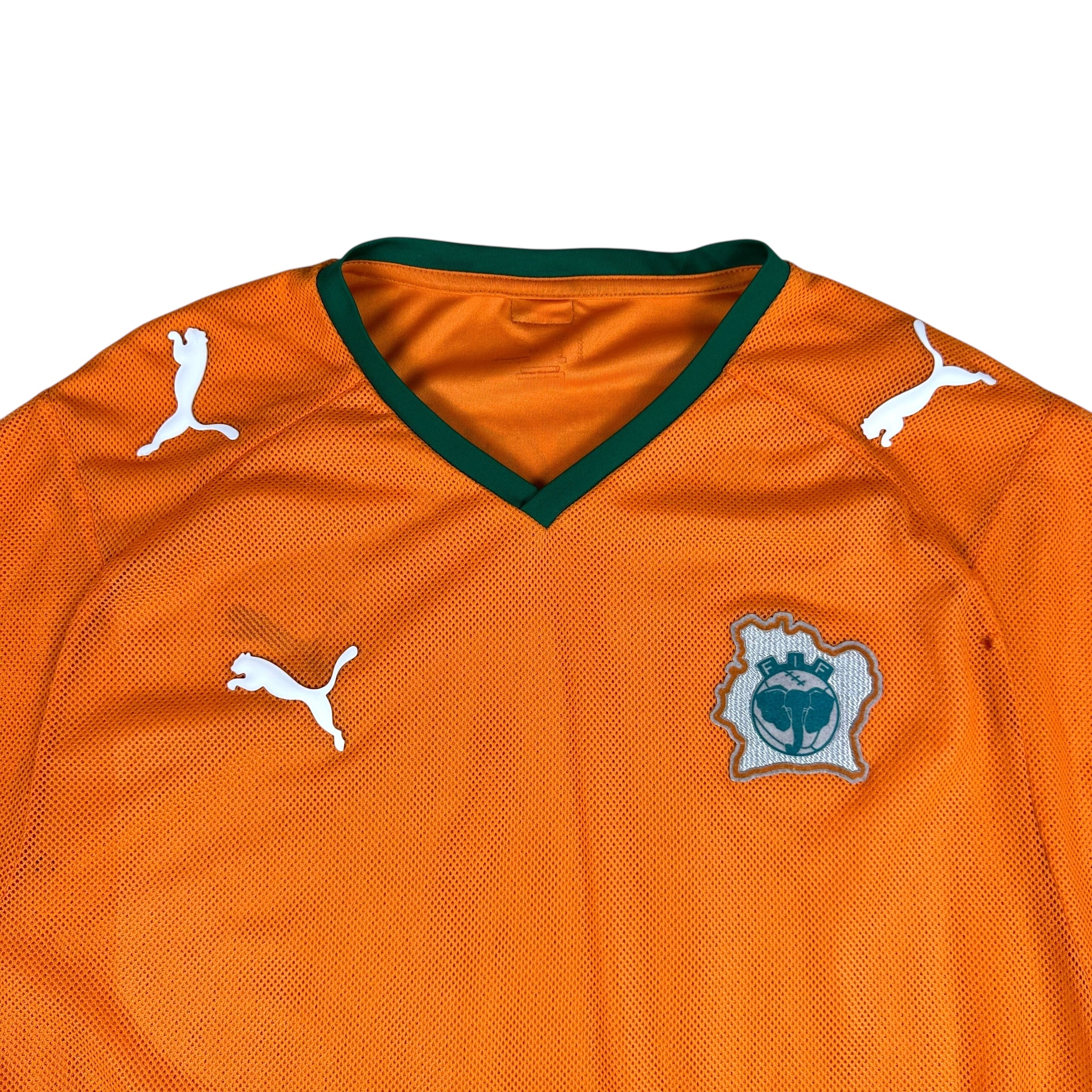 Ivory Coast 2008 Home Shirt (L) Drogba #11