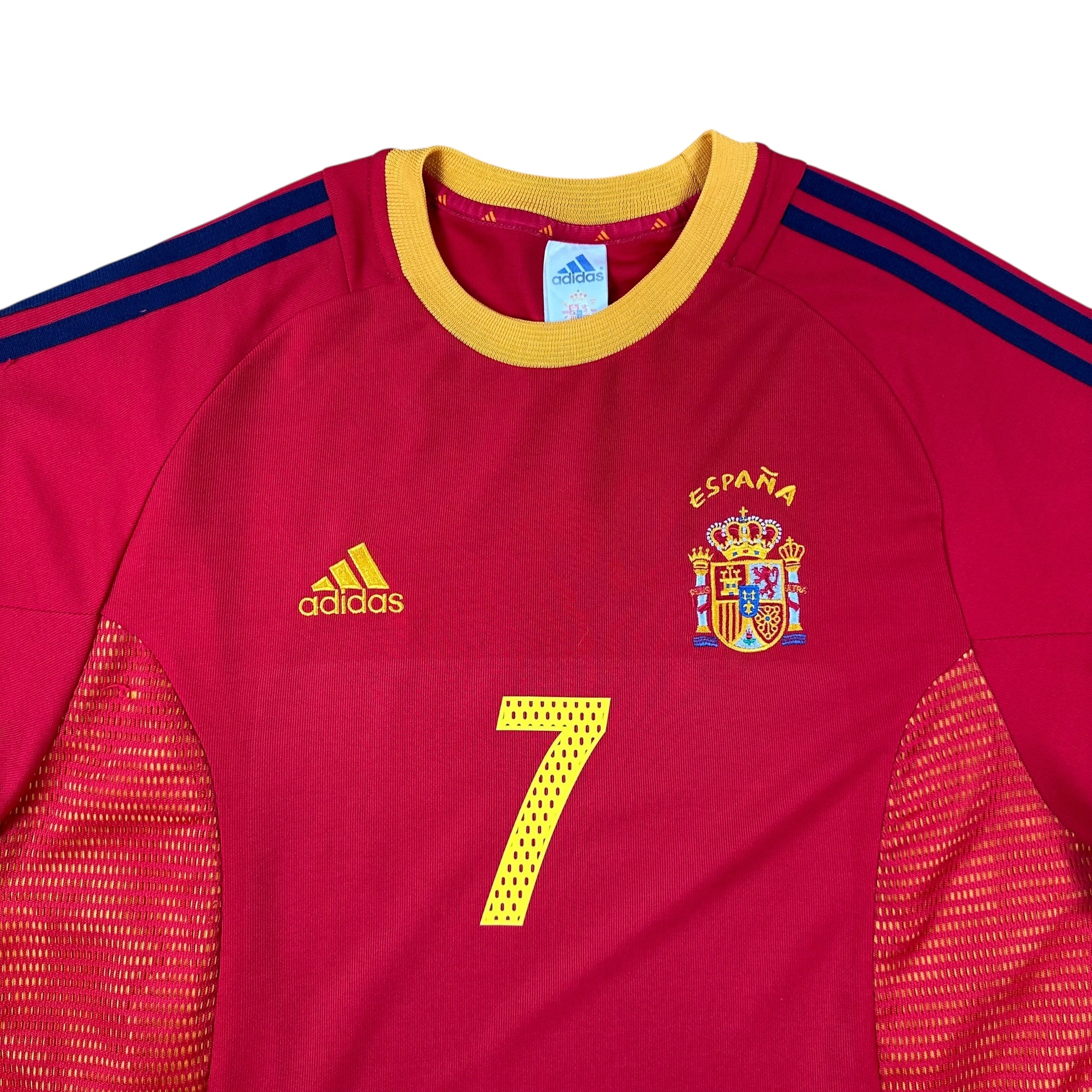 Spain 2002 Home Shirt (XL) Raul #7