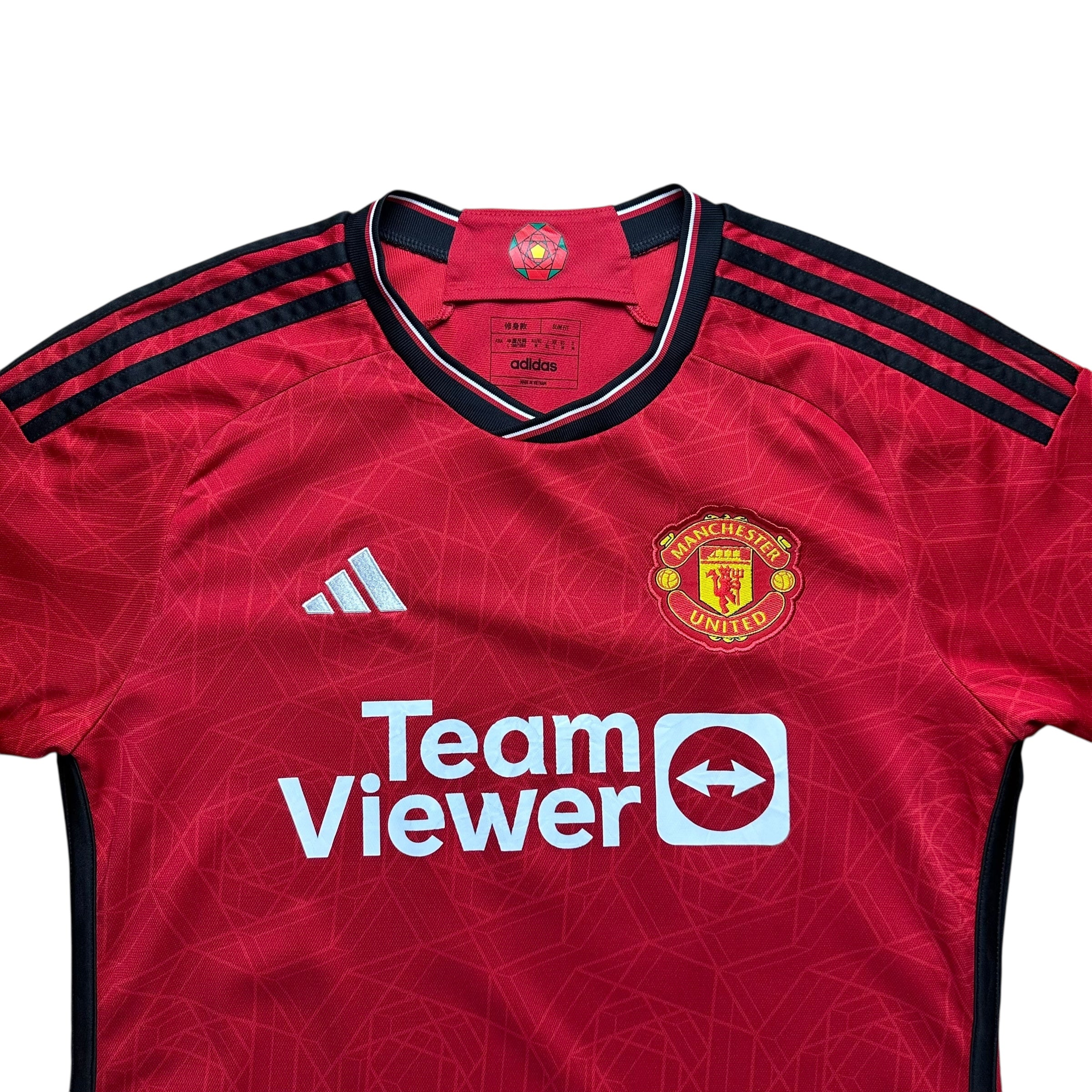 Manchester United 2023-24 Home Shirt (M) Mainoo #37