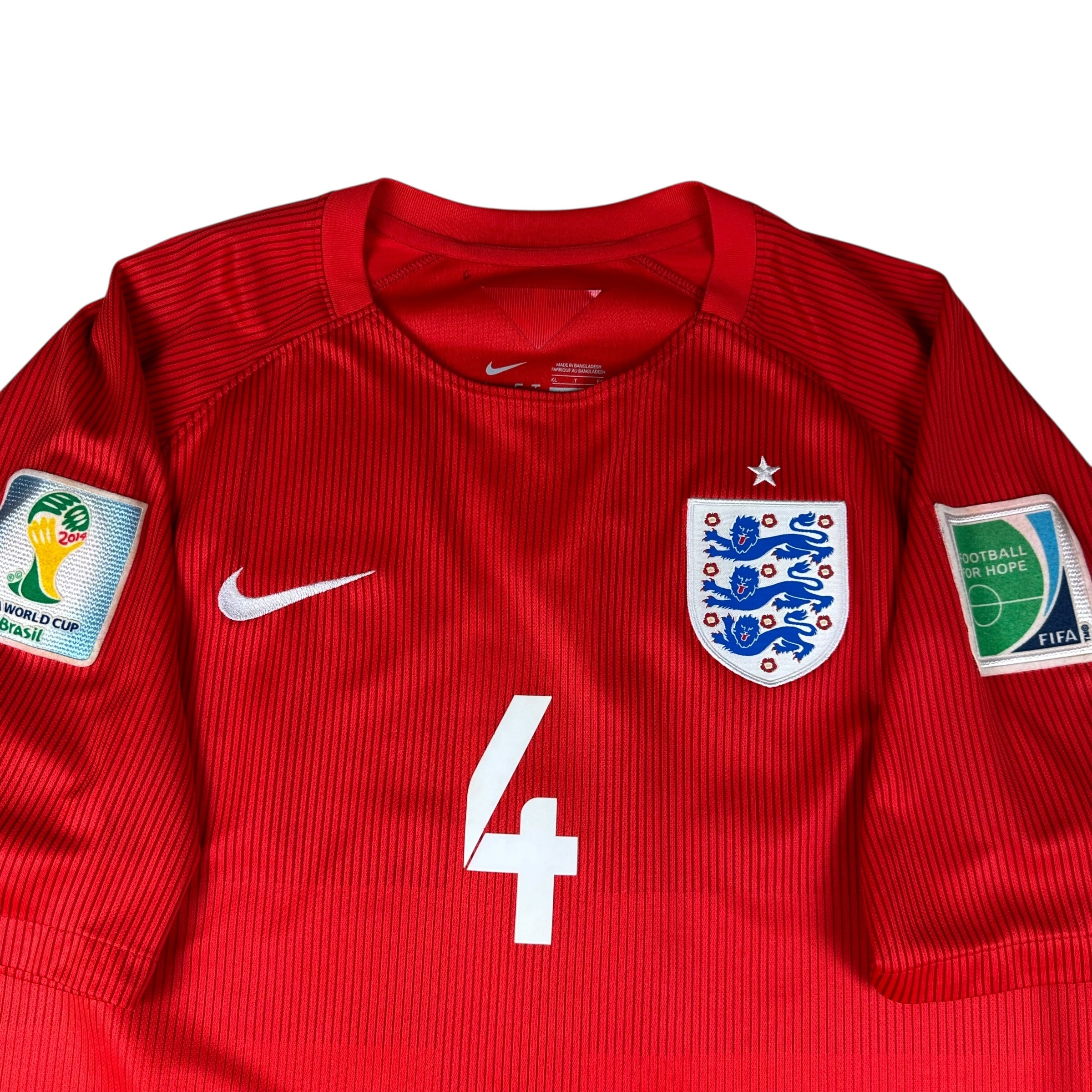 England 2014 Away Shirt (XL) Gerrard #4