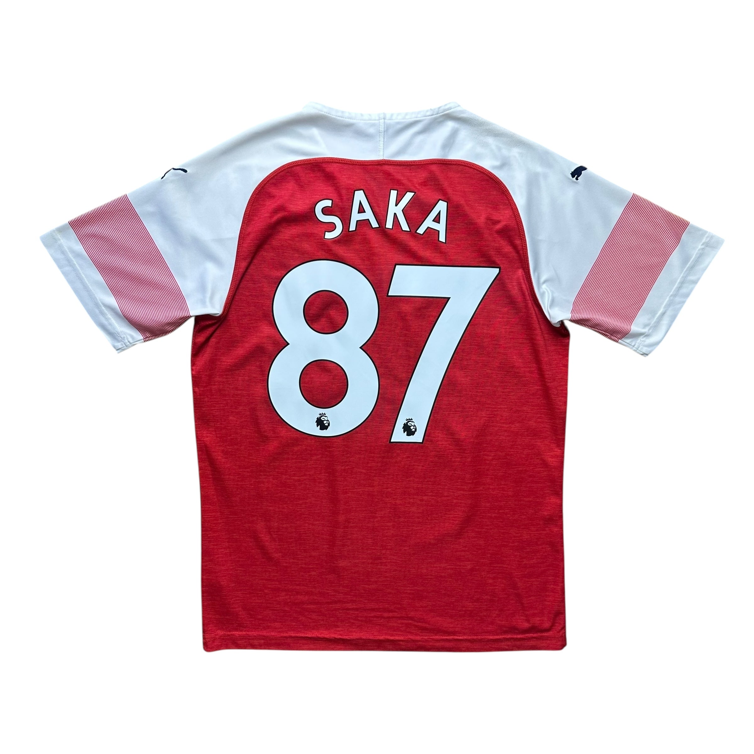 Arsenal 2018-19 Home Shirt (M) Saka #87