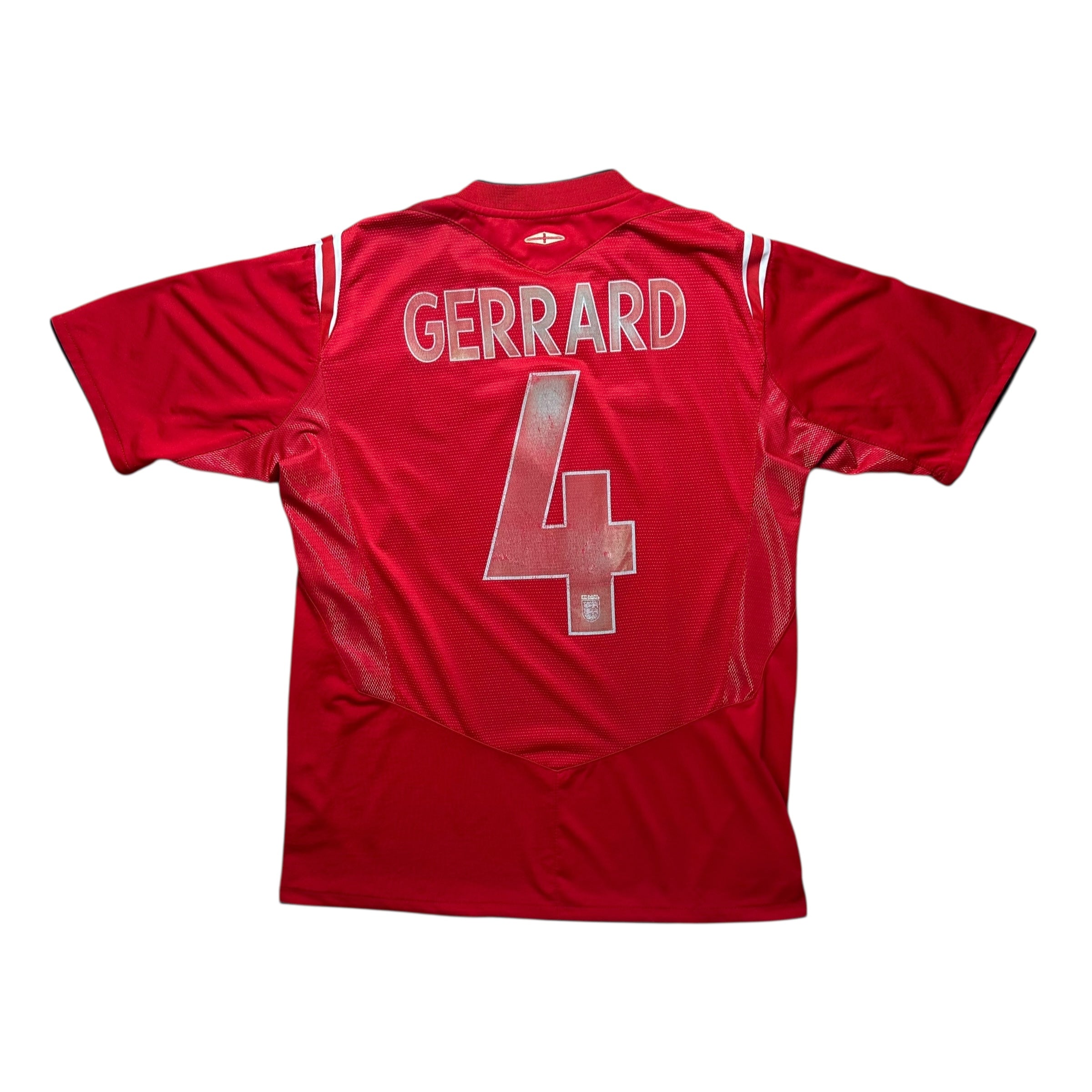 England 2004 Away Shirt (M) Gerrard #4