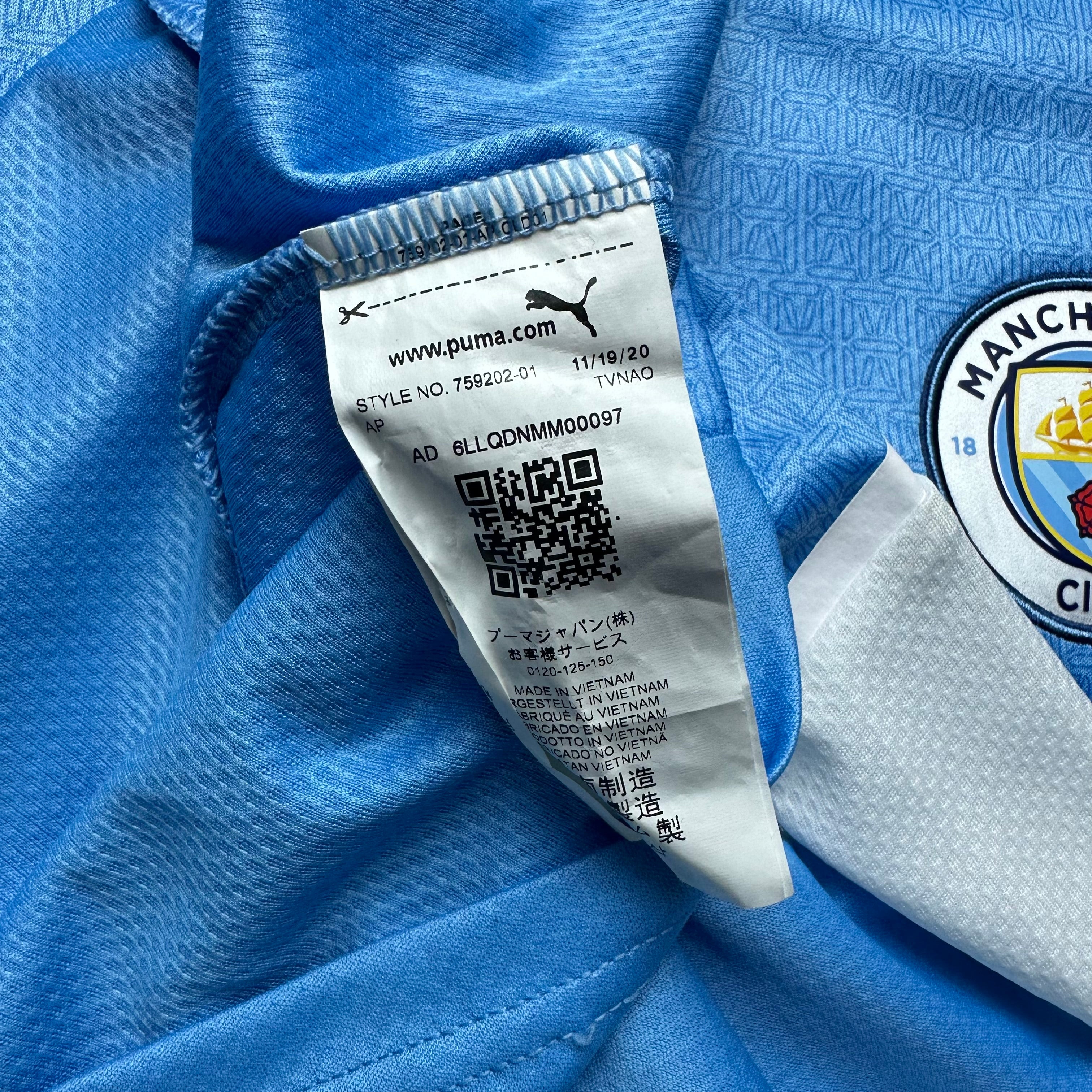 Manchester City 2021-22 Home Shirt (XL) Grealish #10