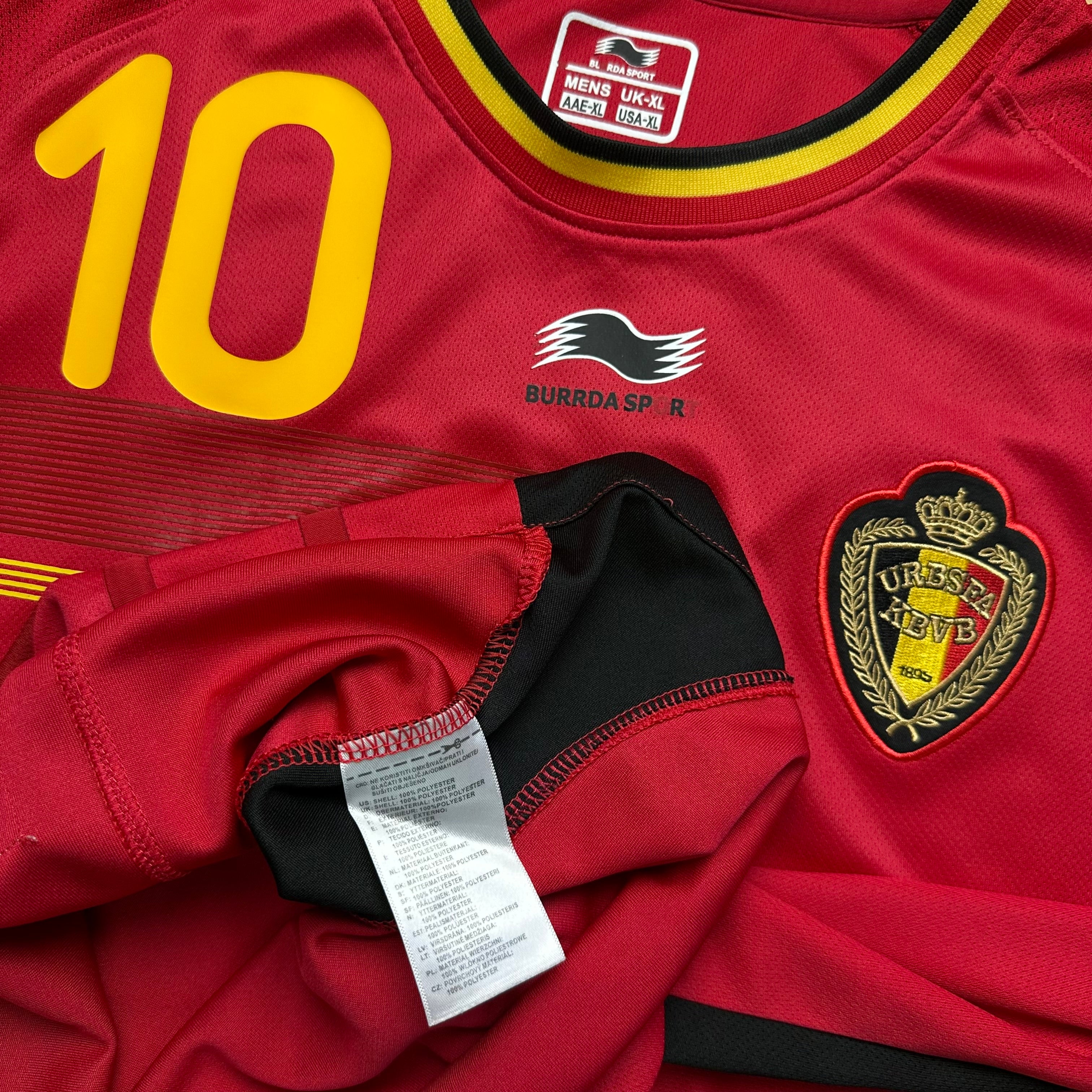Belgium 2014 Home Shirt (XL) Hazard #10