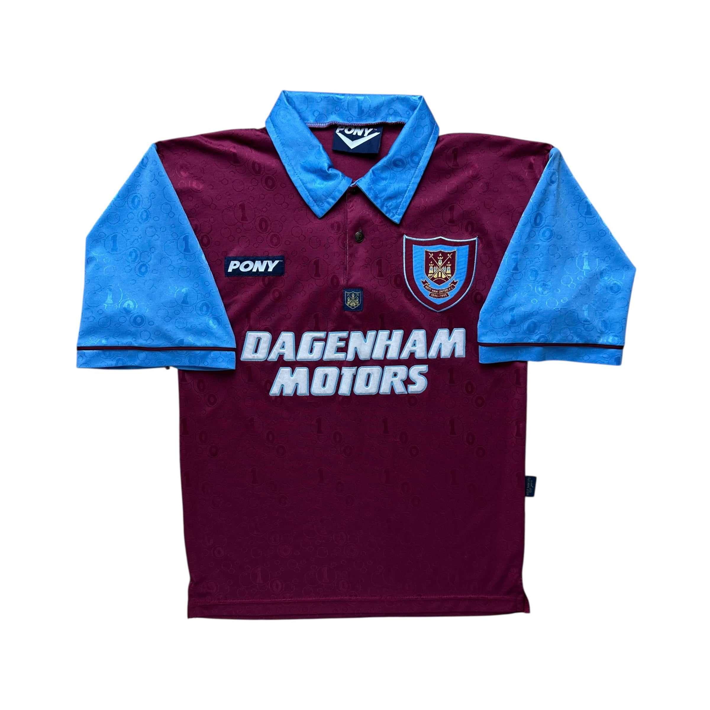 West Ham 1995-97 Home Shirt (S)