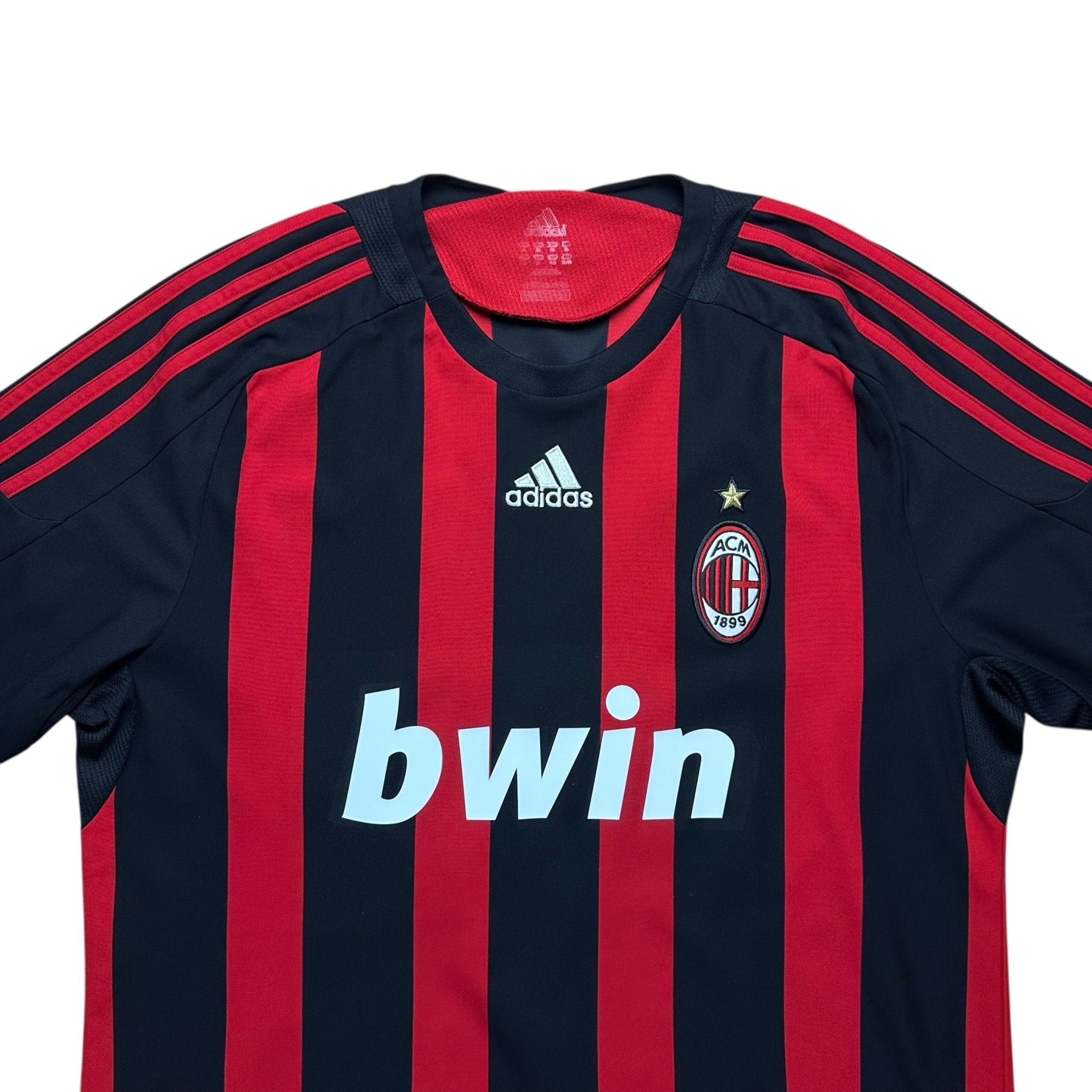 AC Milan 2008 - 09 Home Shirt (XL) Ronaldinho 80 - Kitplug