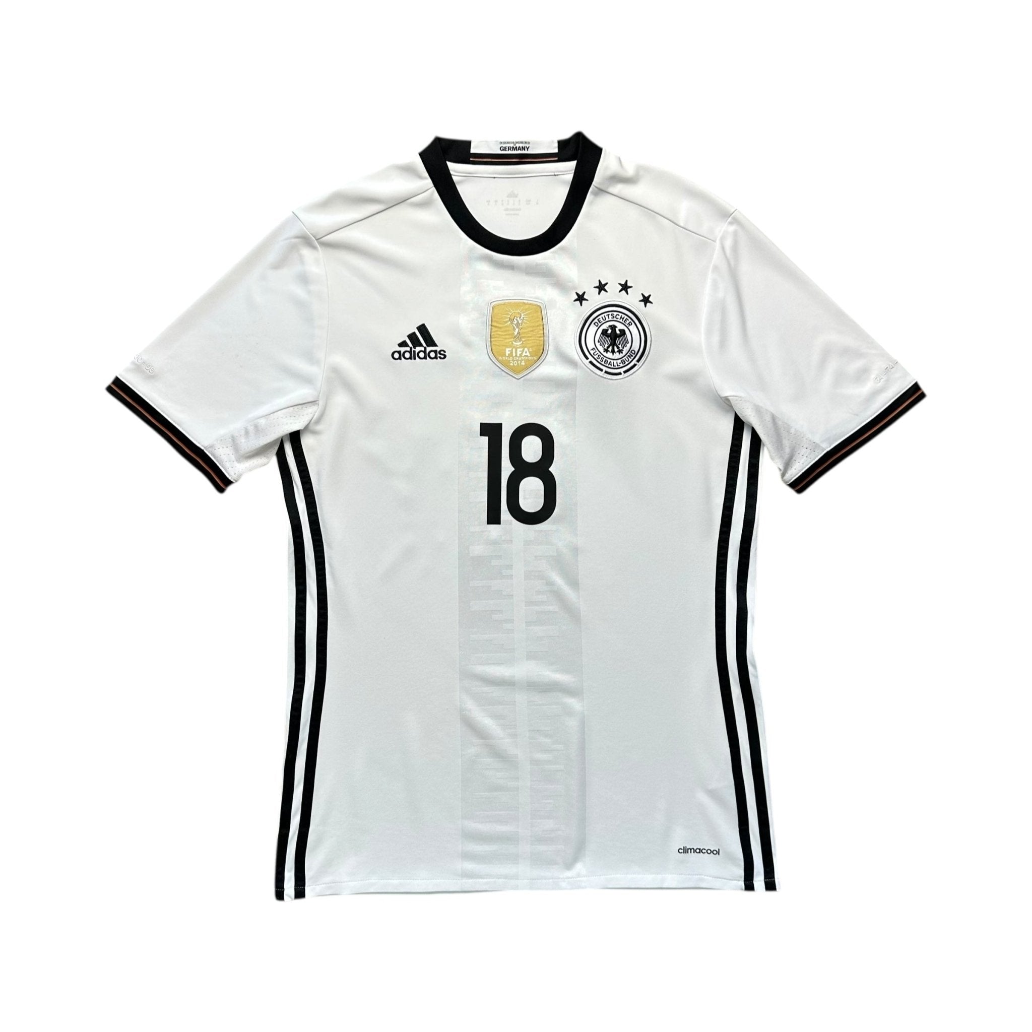 Germany 2016 Home Shirt (S) Kroos 18 - Kitplug