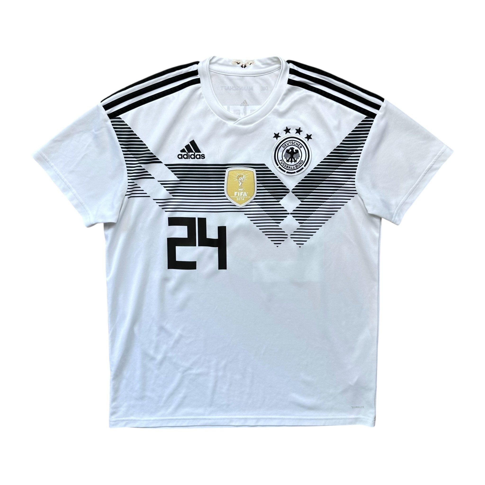 Germany 2018 Home Shirt (S) Sane 24 - Kitplug