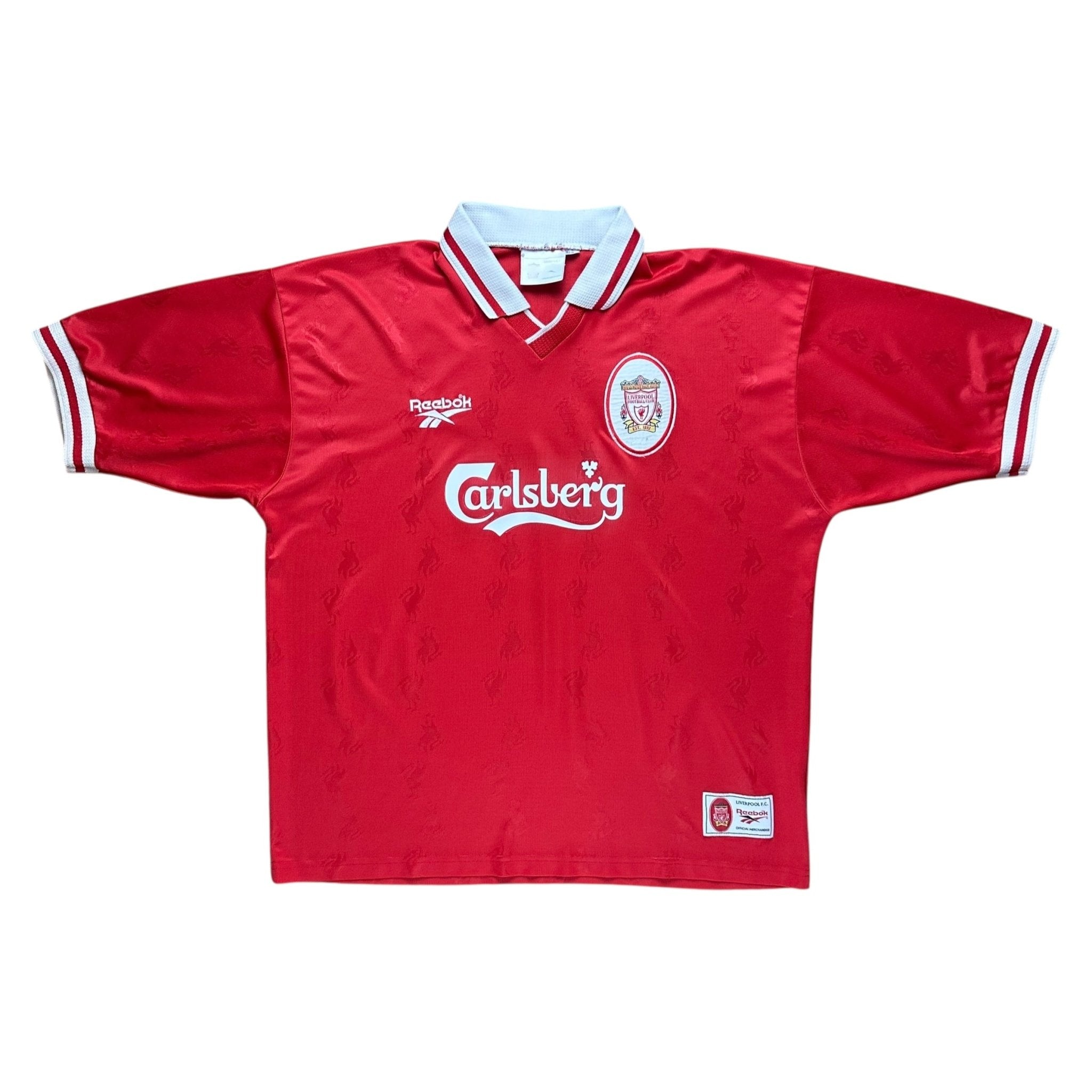 Liverpool 1996 - 98 Home Shirt (XL) Fowler 9 - Kitplug