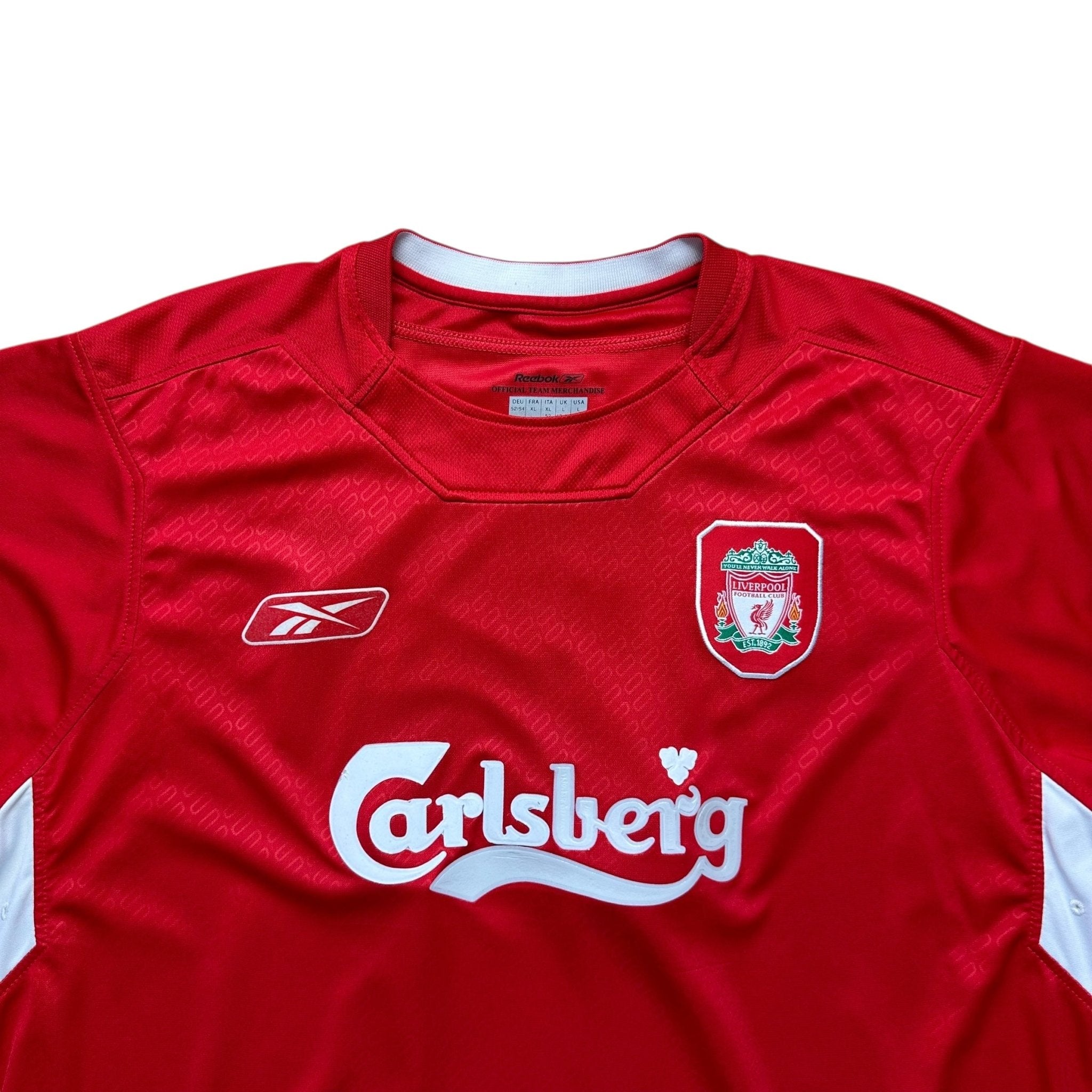 Liverpool 2004 - 05 European Home Shirt (L) Gerrard 8 - Kitplug