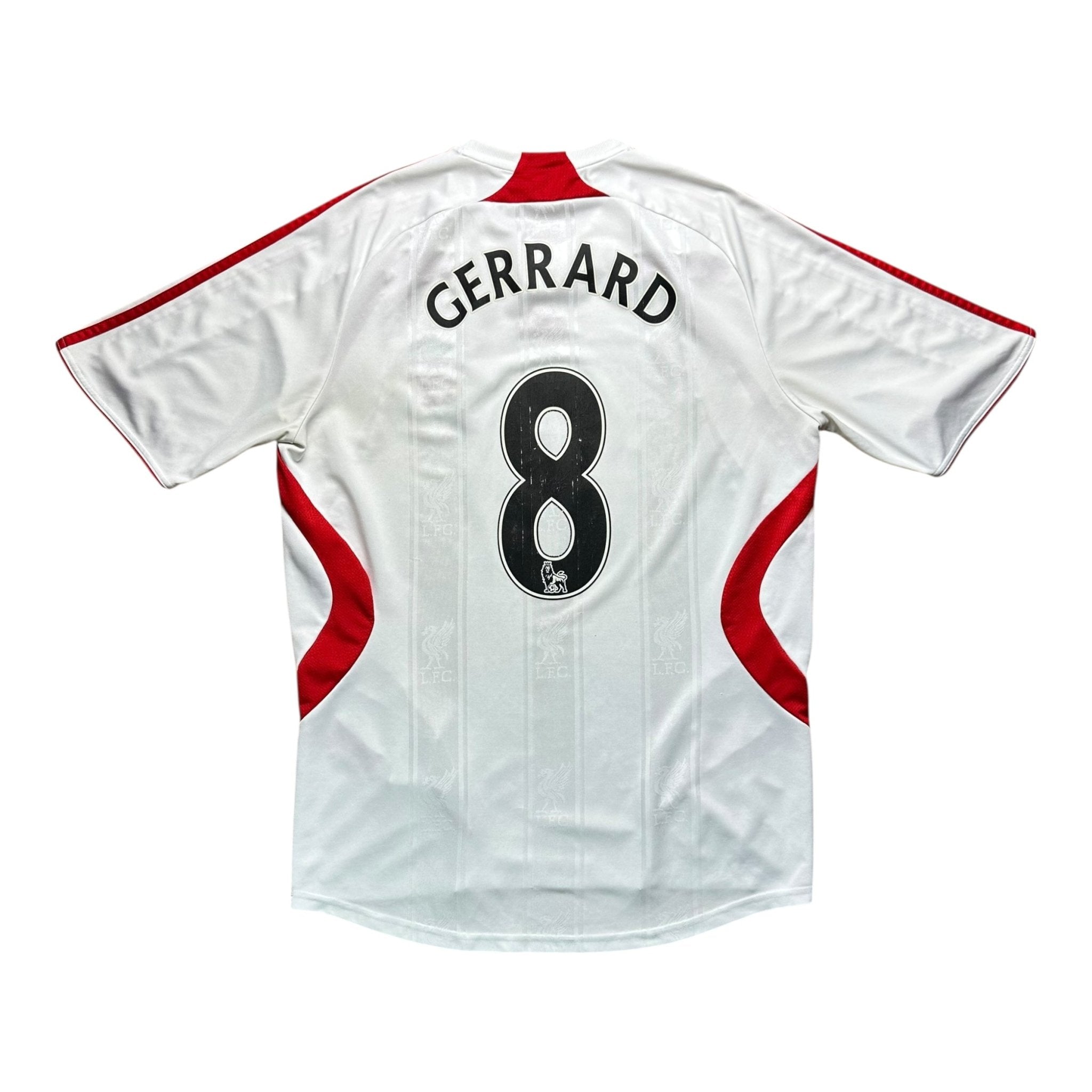 Liverpool 2007 - 08 Away Shirt (XL) Gerrard 8 - Kitplug