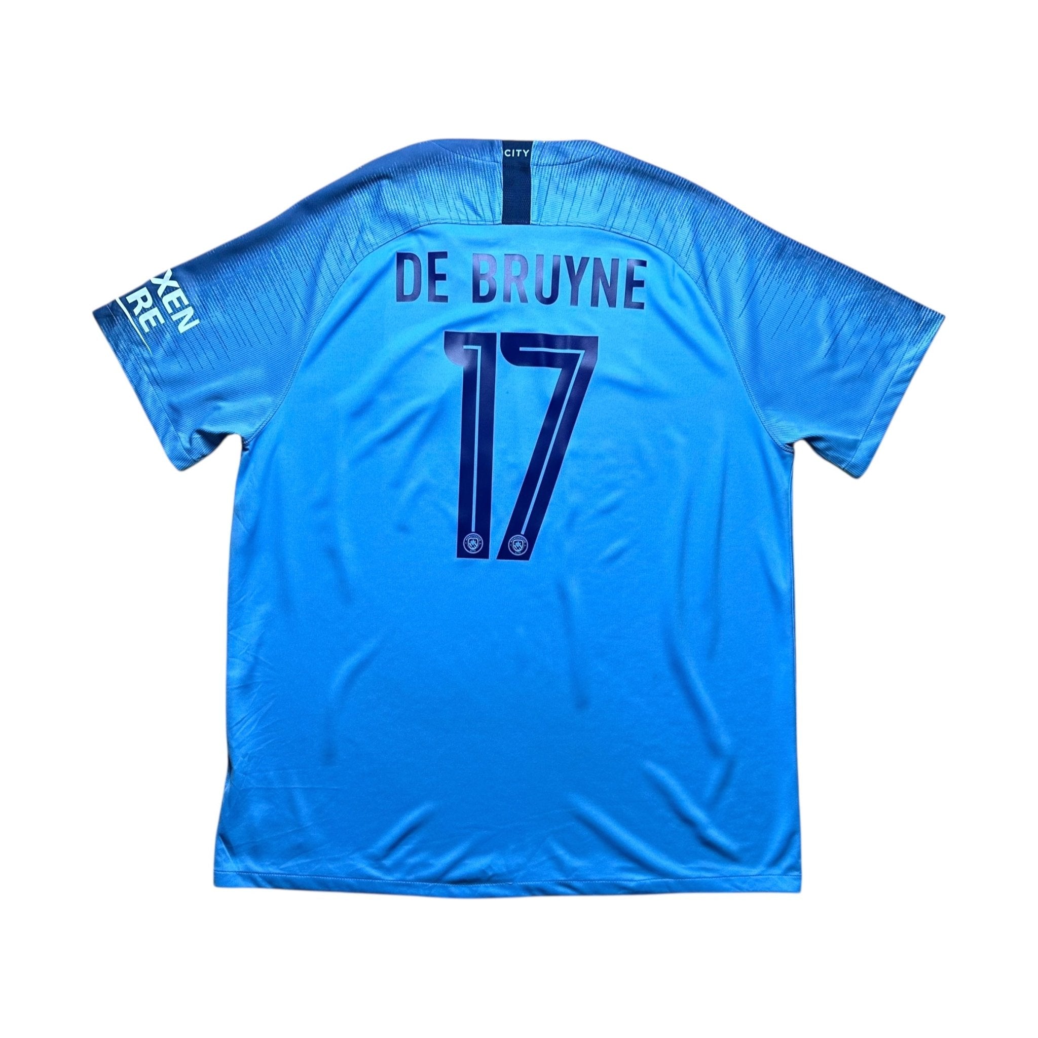 Manchester City 2018 - 19 Home Shirt (XXL) De Bruyne 17 - Kitplug