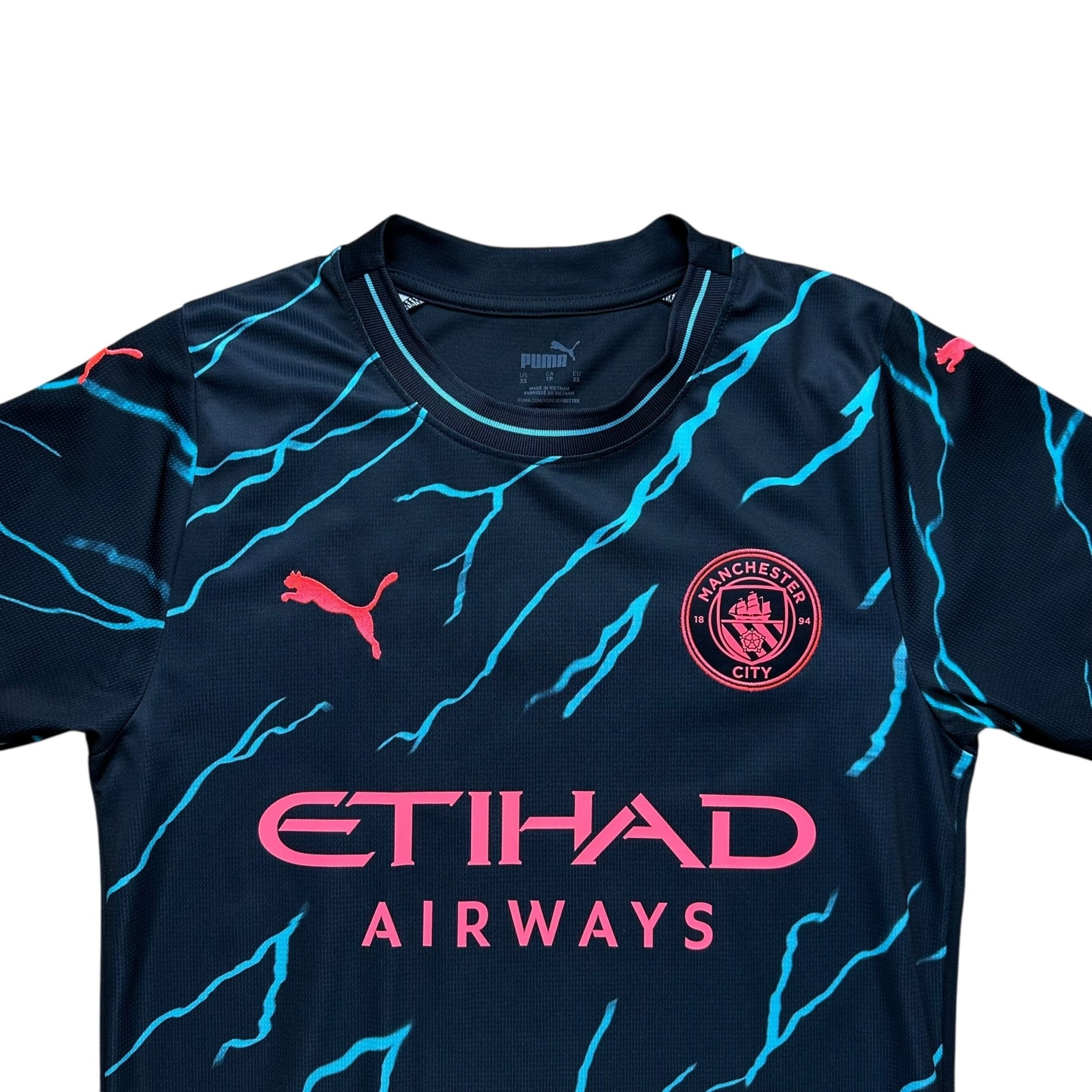 Manchester City 2023 - 24 Third Shirt (XS) Haaland 9 - Kitplug