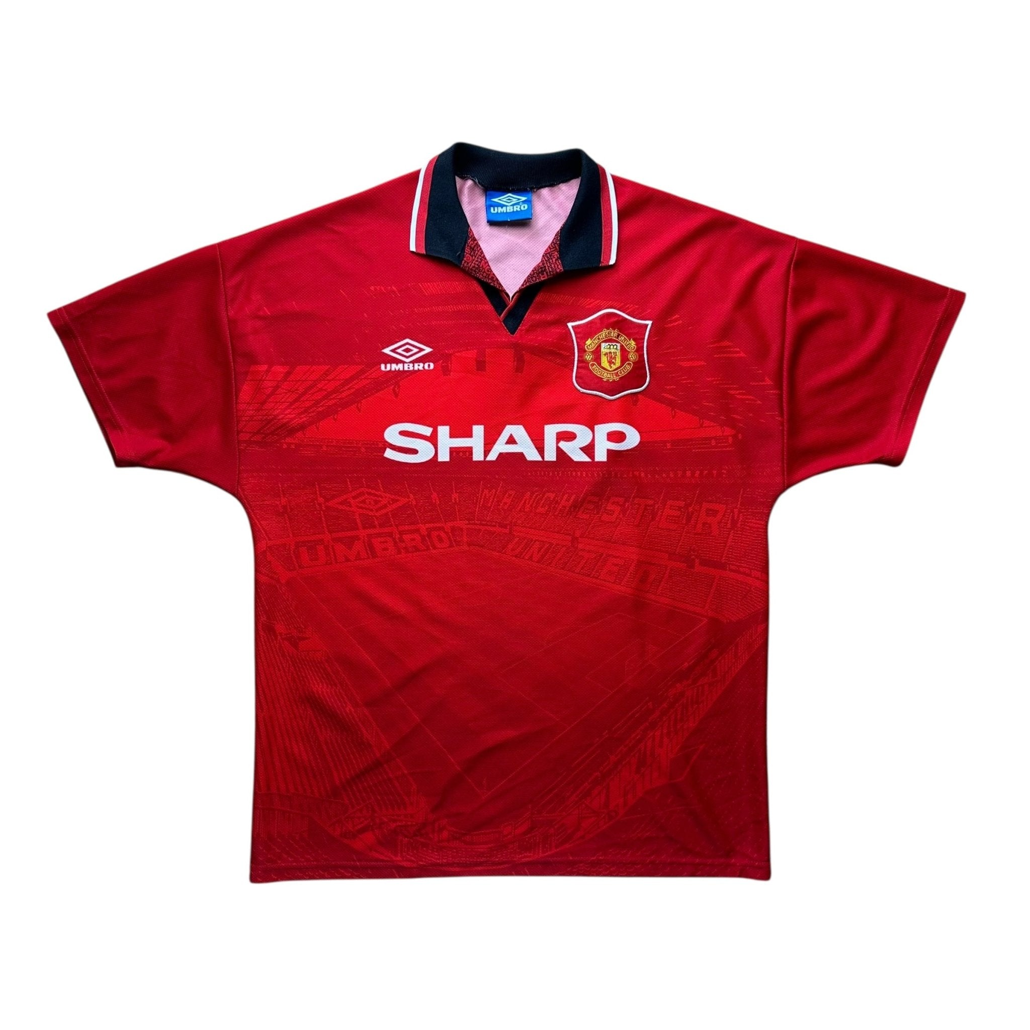 Manchester United 1994 - 96 Home Shirt (L) - Kitplug