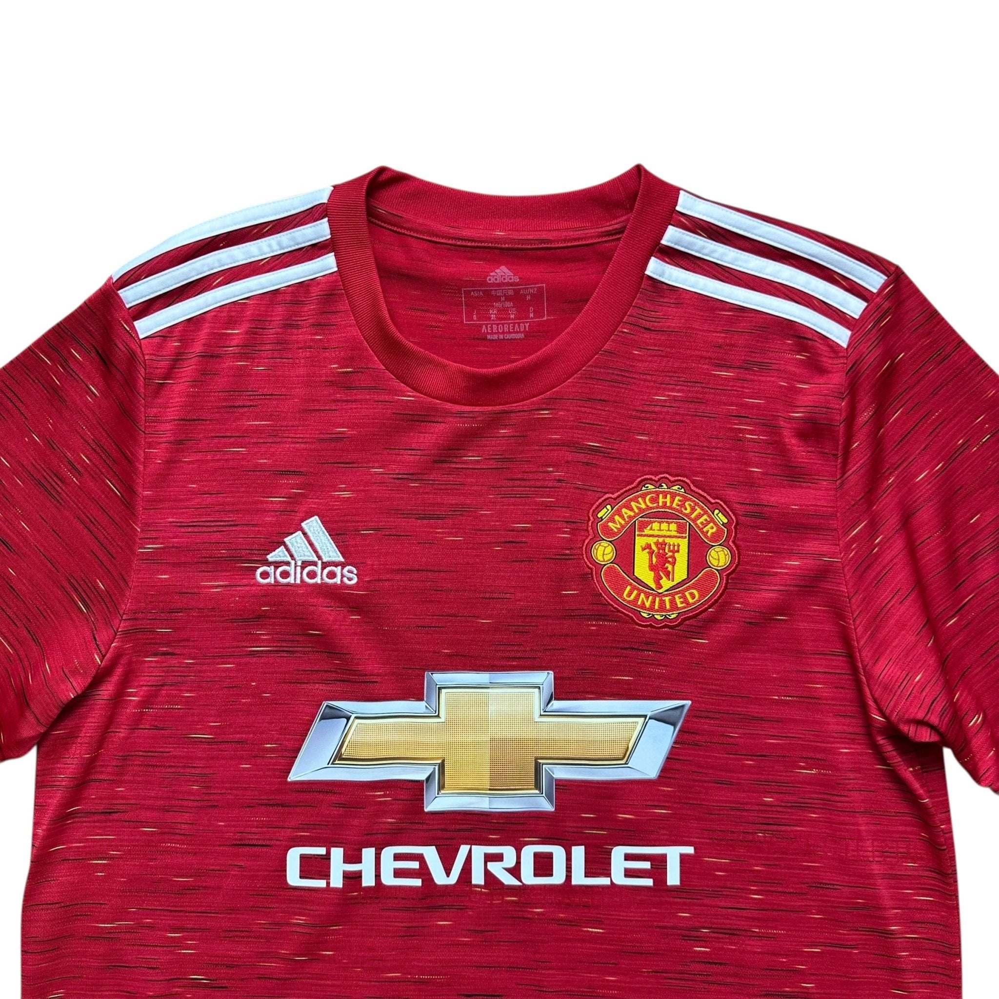 Manchester United 2020 - 21 Home Shirt (M) B.Fernandes 18 - Kitplug
