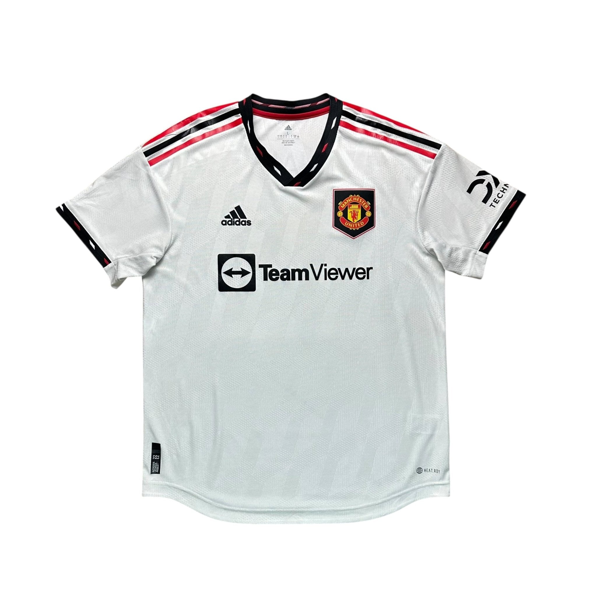Manchester United 2022 - 23 Authentic Away Shirt (L) Ronaldo 7 - Kitplug