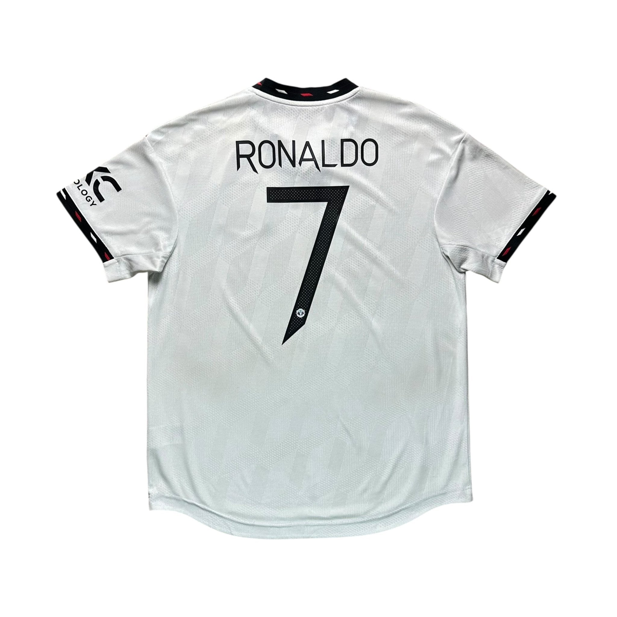Manchester United 2022 - 23 Authentic Away Shirt (L) Ronaldo 7 - Kitplug
