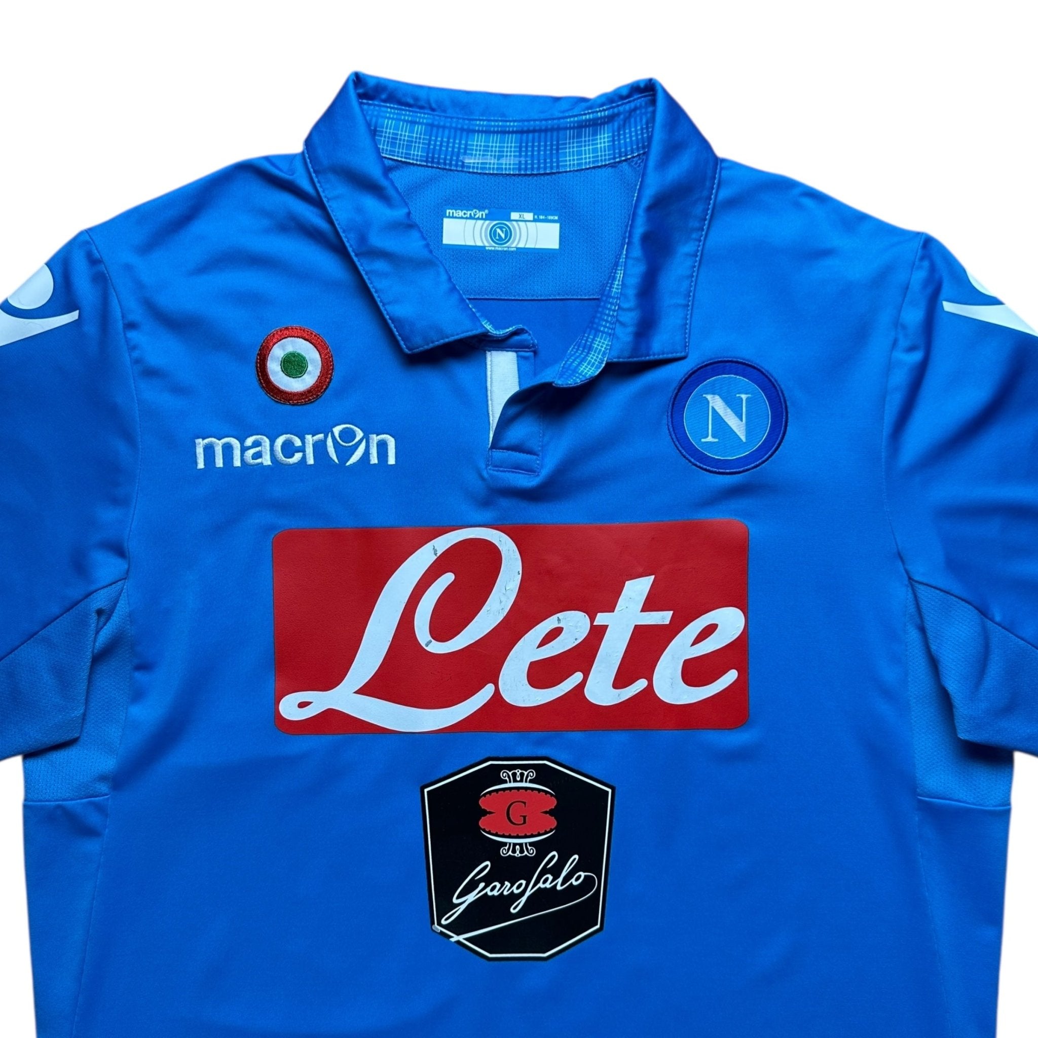 Napoli 2014 - 15 Home Shirt (XL) Jorginho 8 - Kitplug