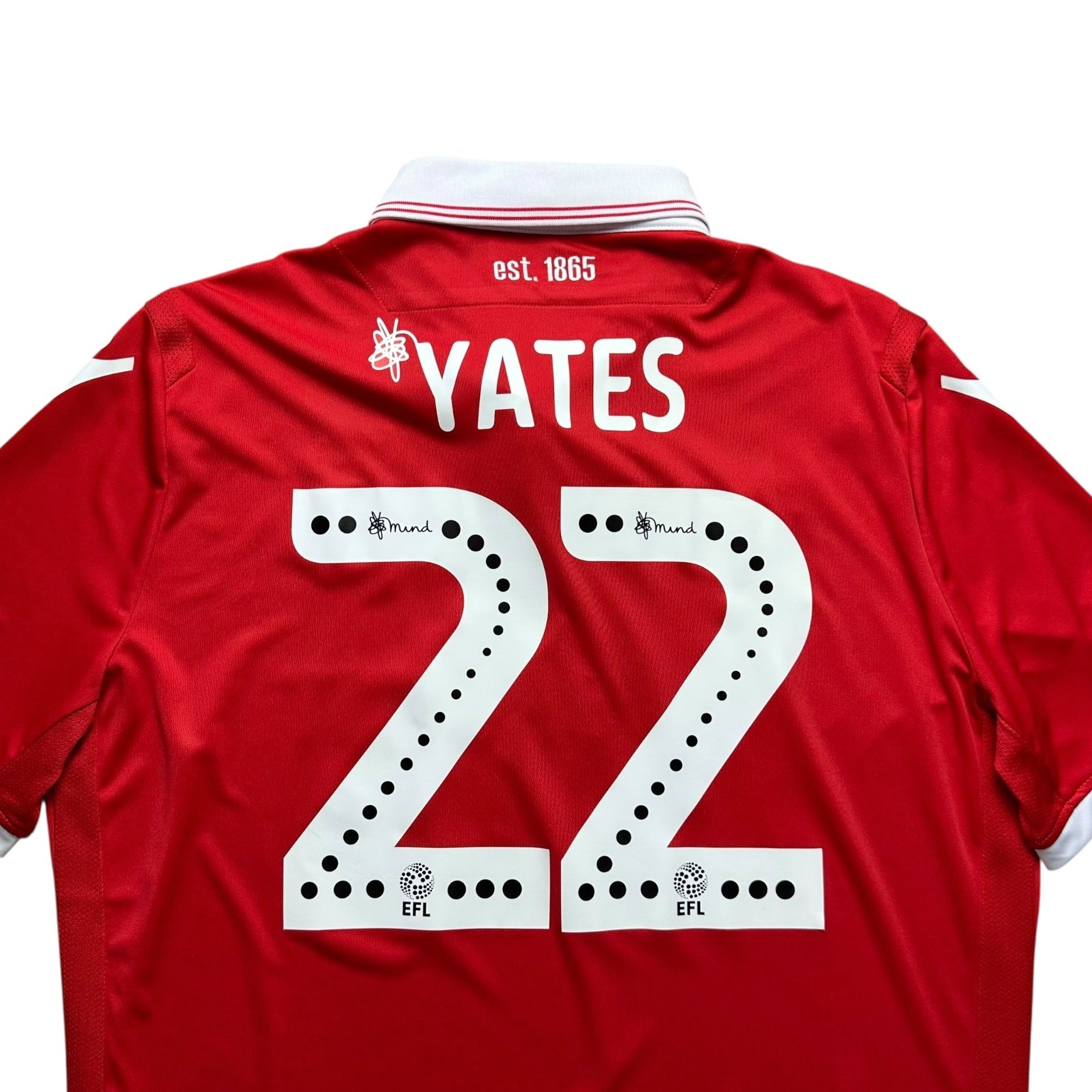 Nottingham Forest 2018 - 19 Home Shirt (XXL) Yates 22 - Kitplug