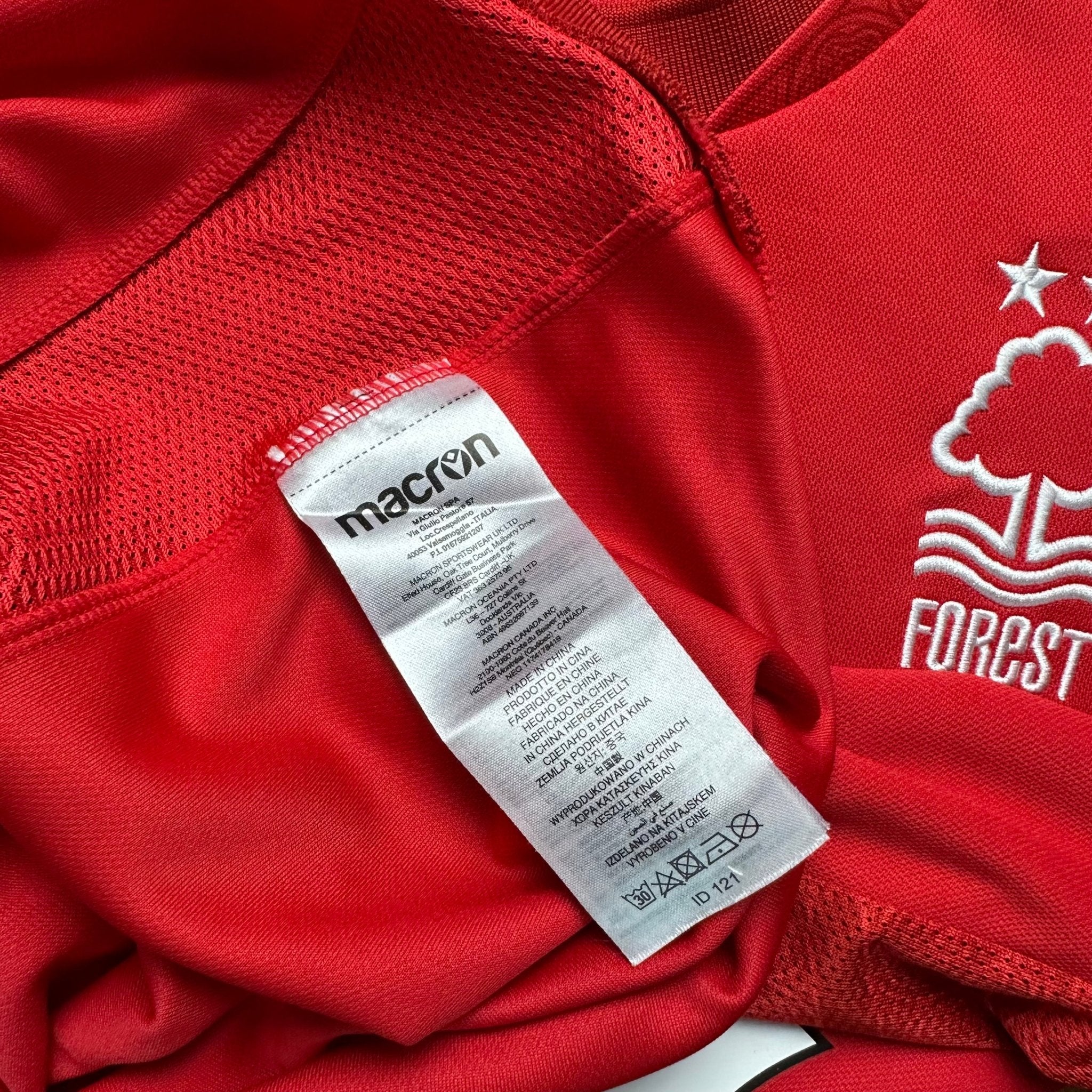 Nottingham Forest 2022 - 23 Home Shirt (XXL) Wood 39 - Kitplug