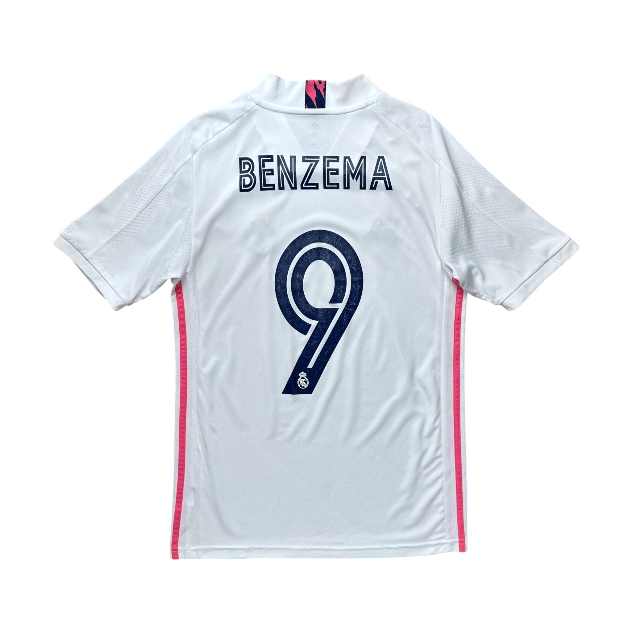 Real Madrid 2020 - 21 Home Shirt (S) Benzema 9 - Kitplug
