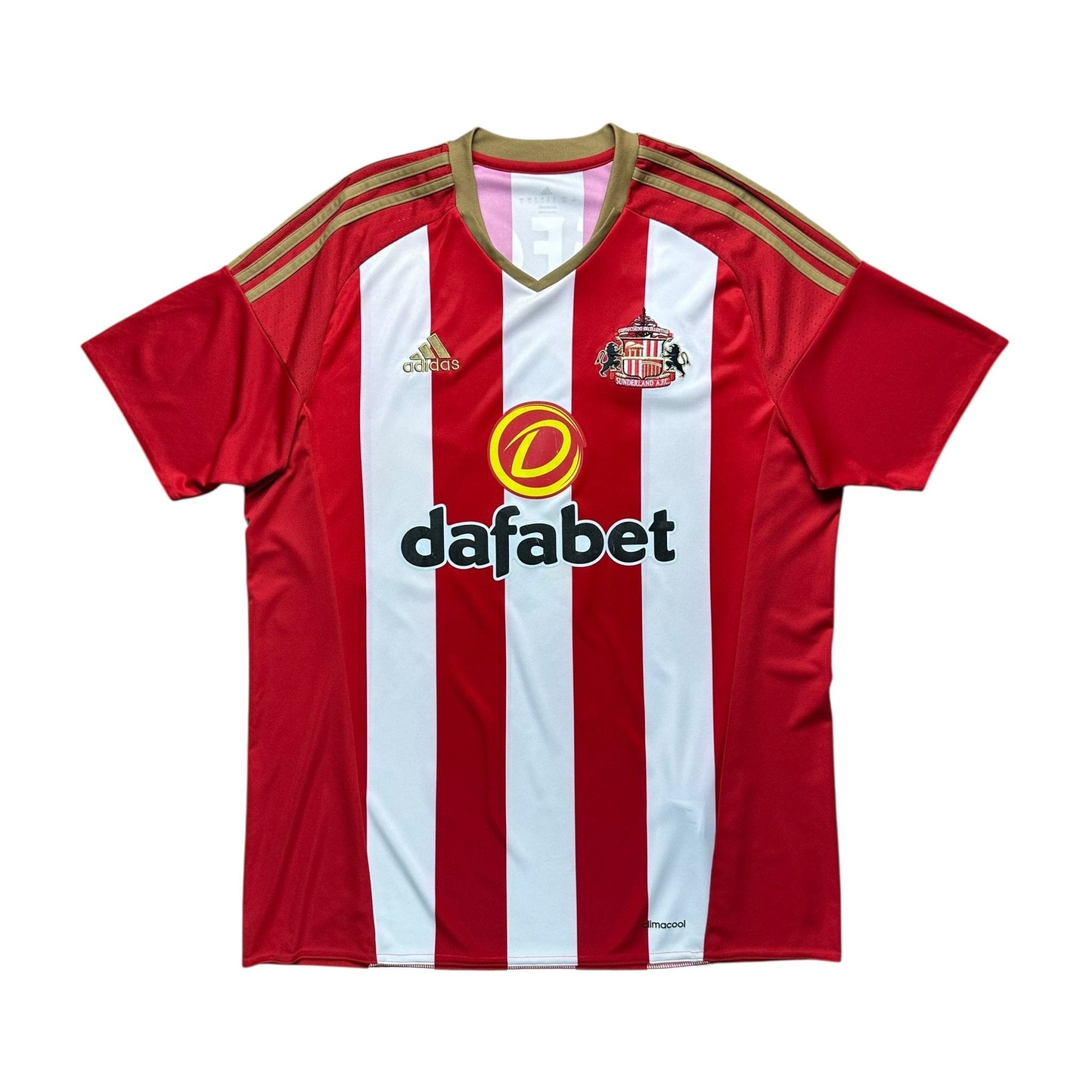 Sunderland 2016 - 17 Home Shirt (XL) Defoe 18 - Kitplug